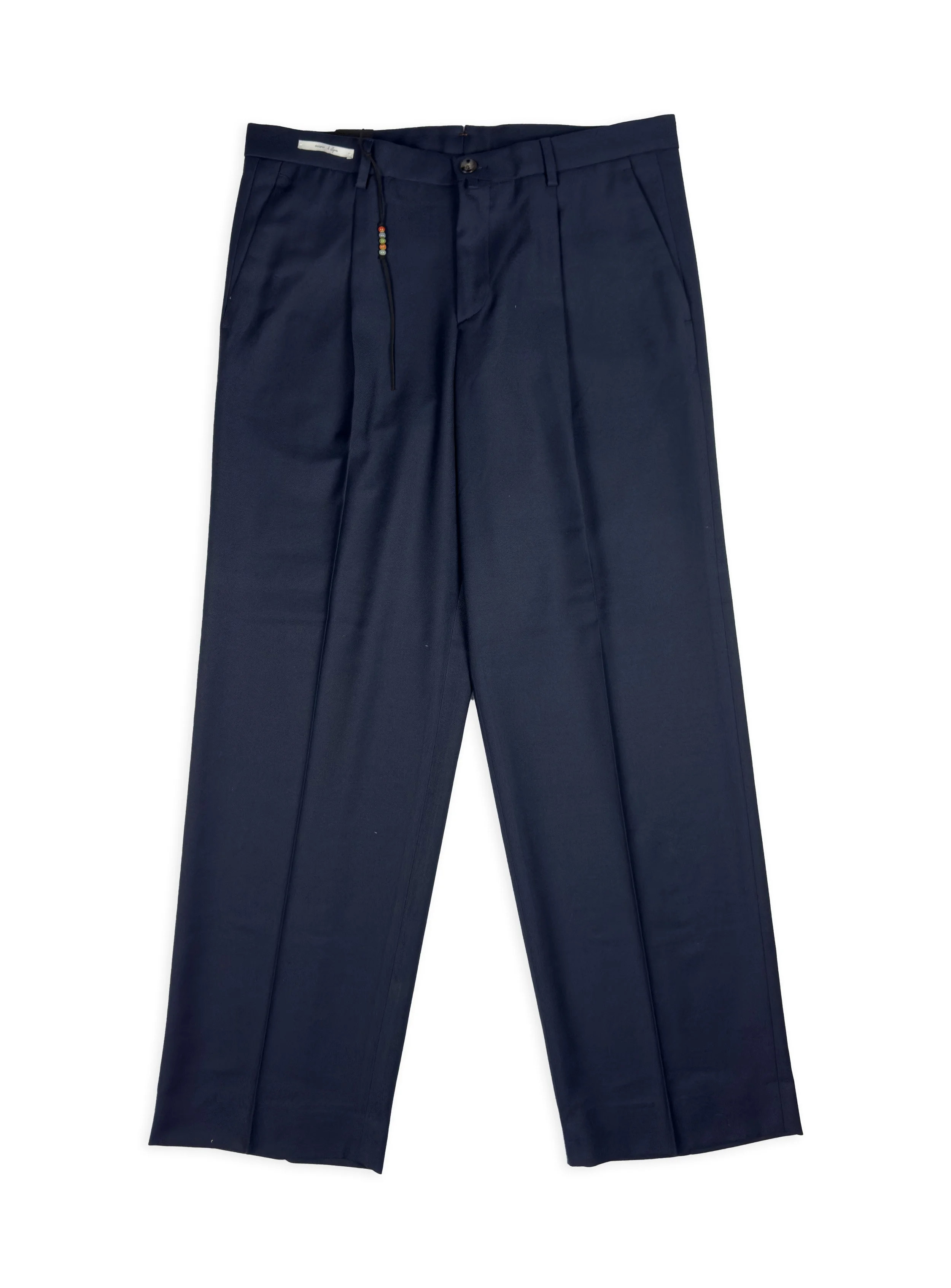 Sorfilo - Pantalone Trebbiano Lana Blu Navy
