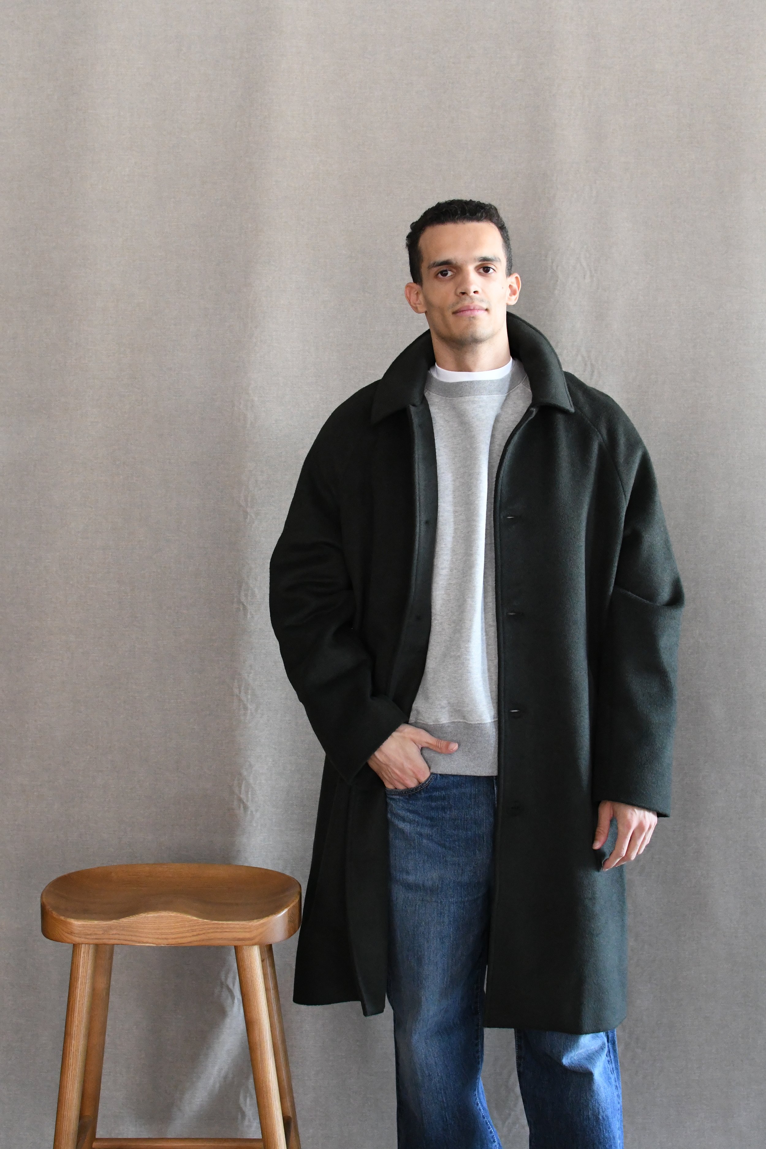 Cappotto Woc in lana ispirato ai vecchi Loden.