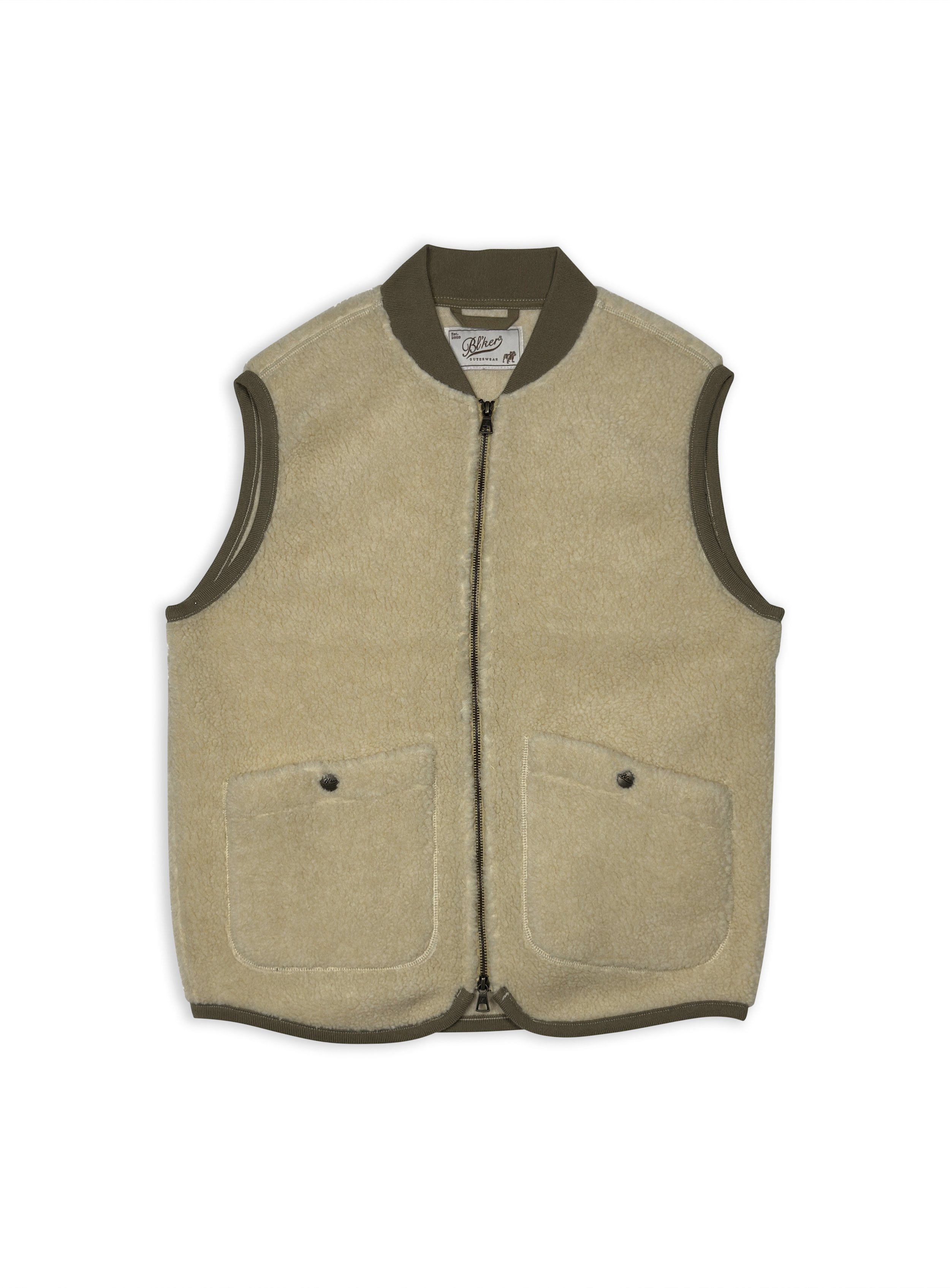 Gilet Bl’Ker sfoderato in morbido pile.
