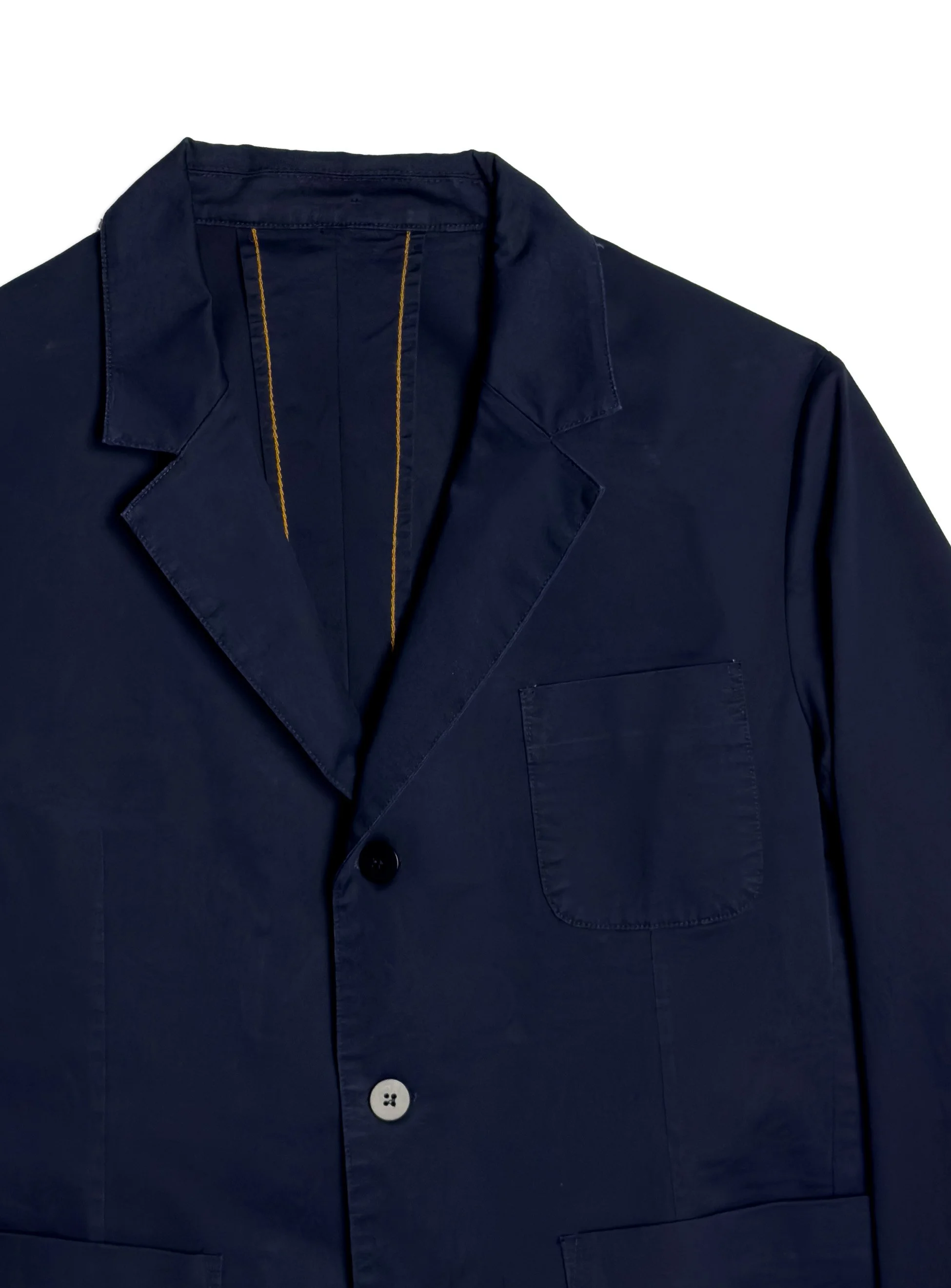 Giacca Blazer Original Vintage Style in cotone tinta unita