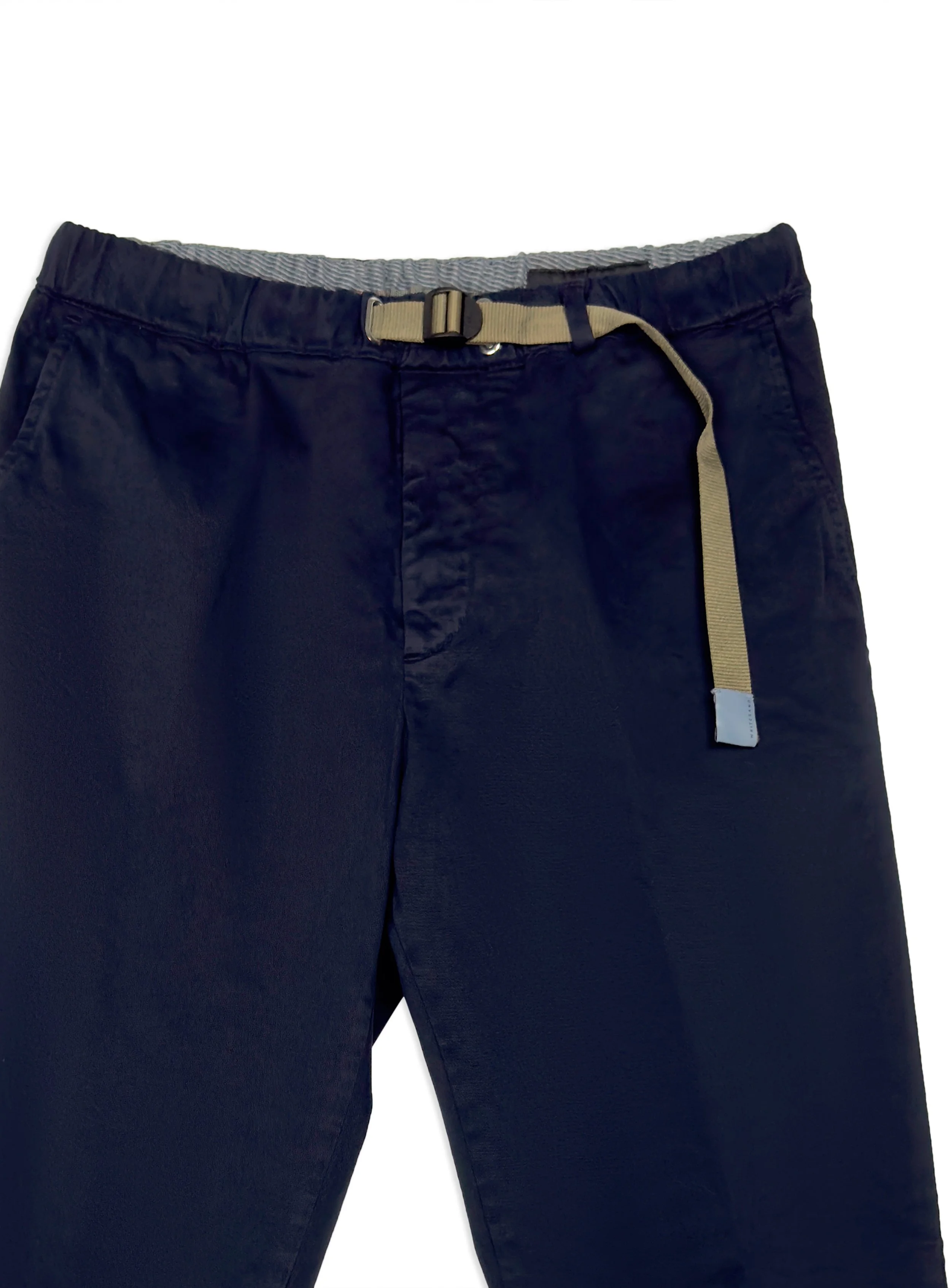 Pantalone White Sand tinta unita in cotone.