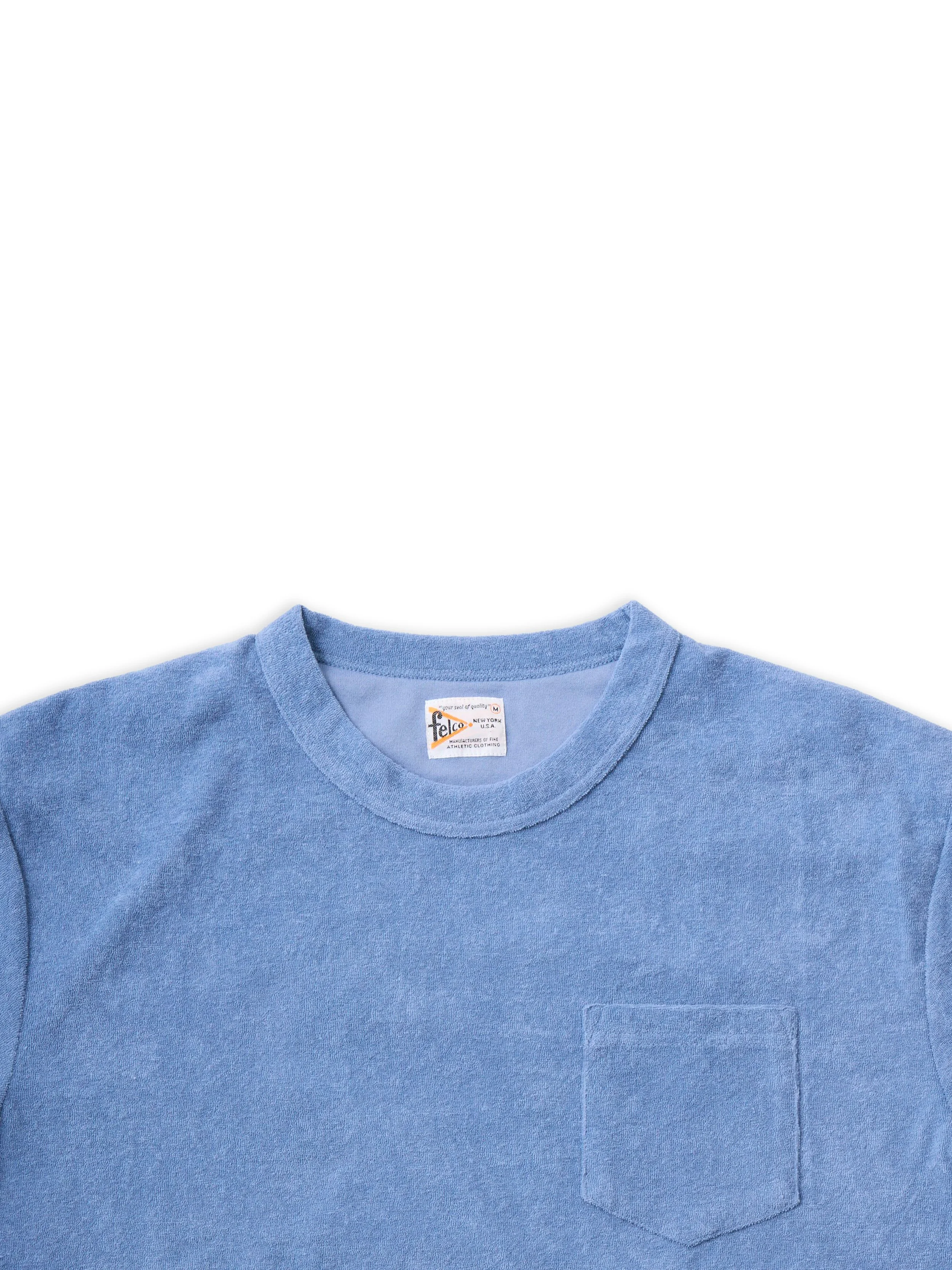 T-shirt Felco 1920 Nyc in morbido cotone effetto spugna. Capo di ispirazione Heritage. Made in Japan