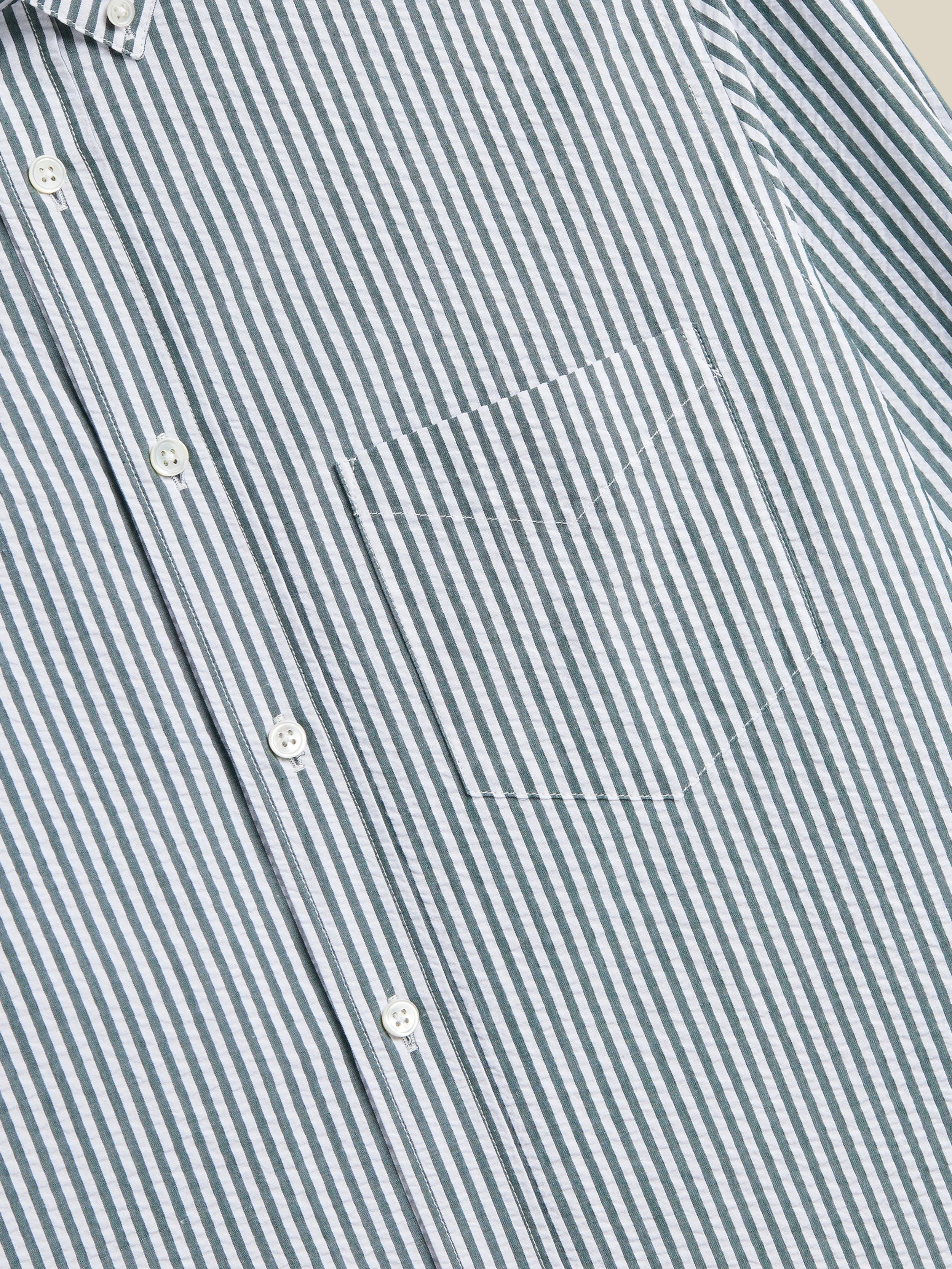 Camicia Portuguese Flannel in cotone seersucker.