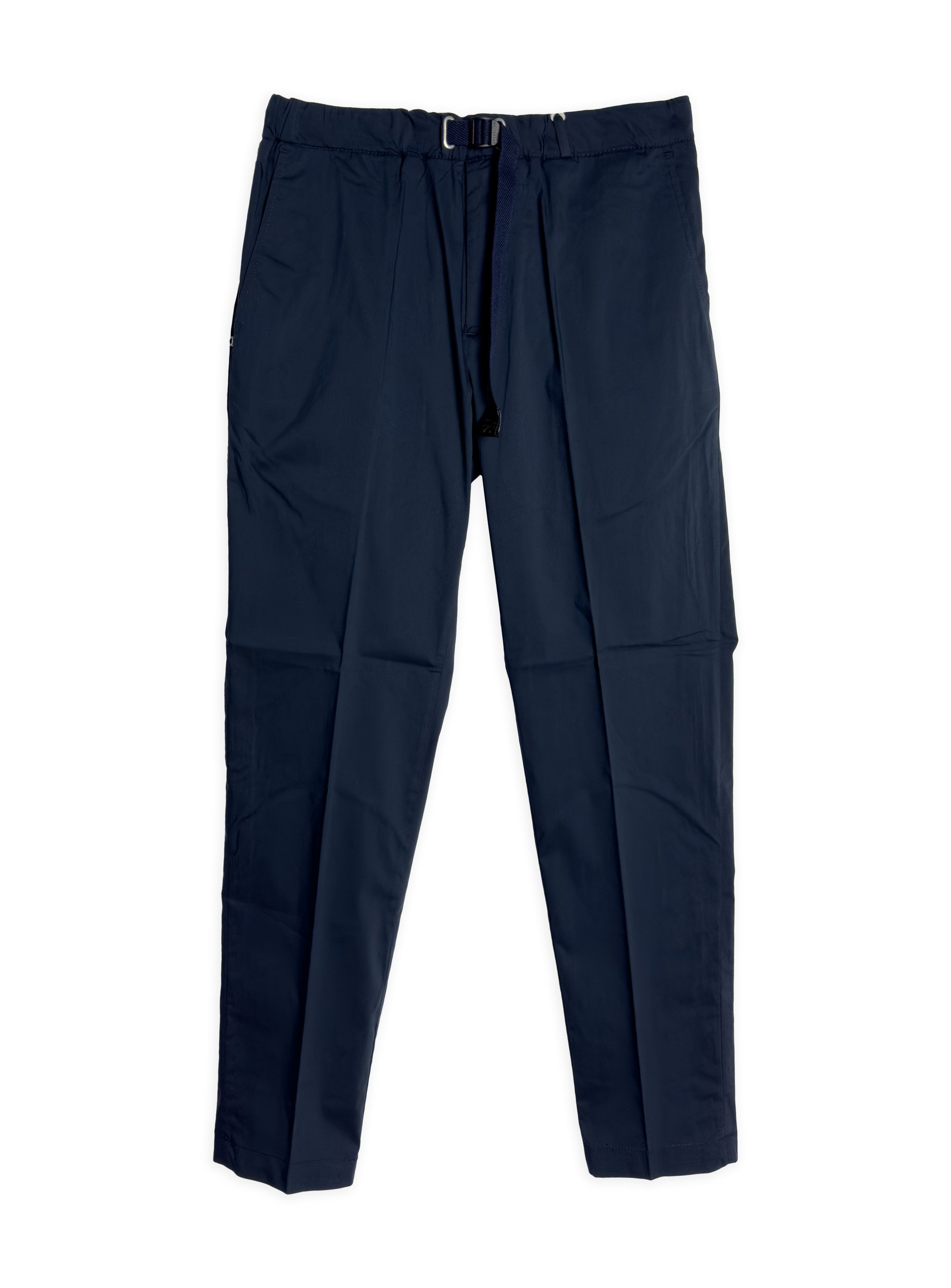 Pantalone White Sand tinta unita in misto cotone leggerissimo. Tessuto tela paracadute tecnico.