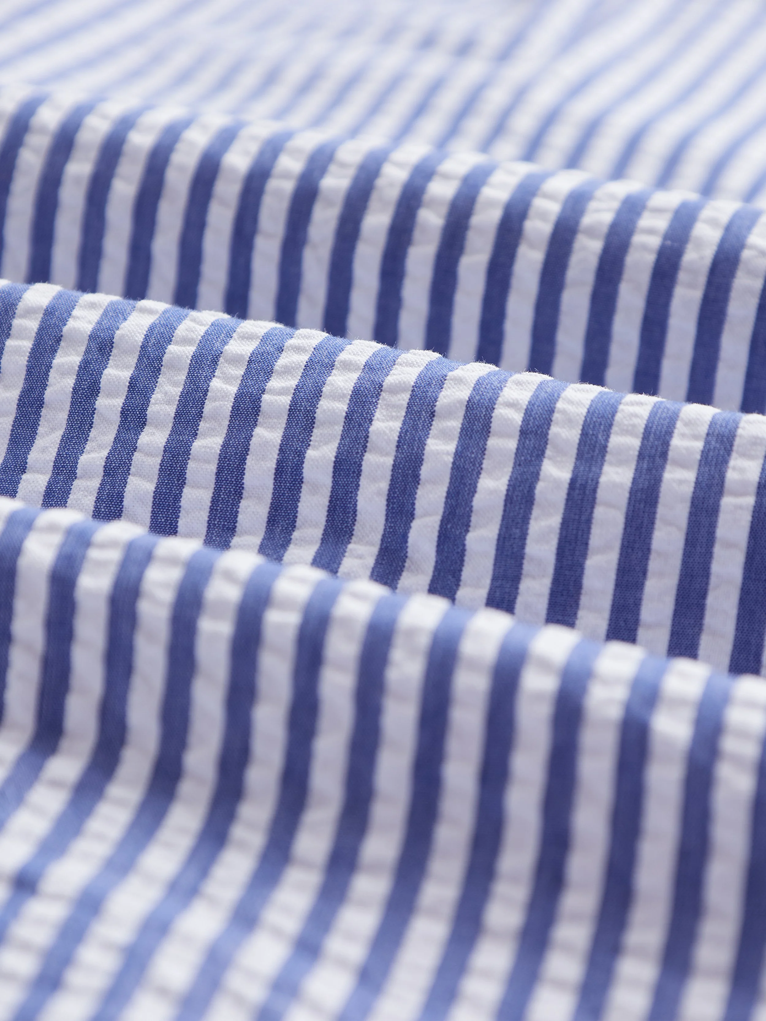 Camicia Portuguese Flannel in cotone seersucker.