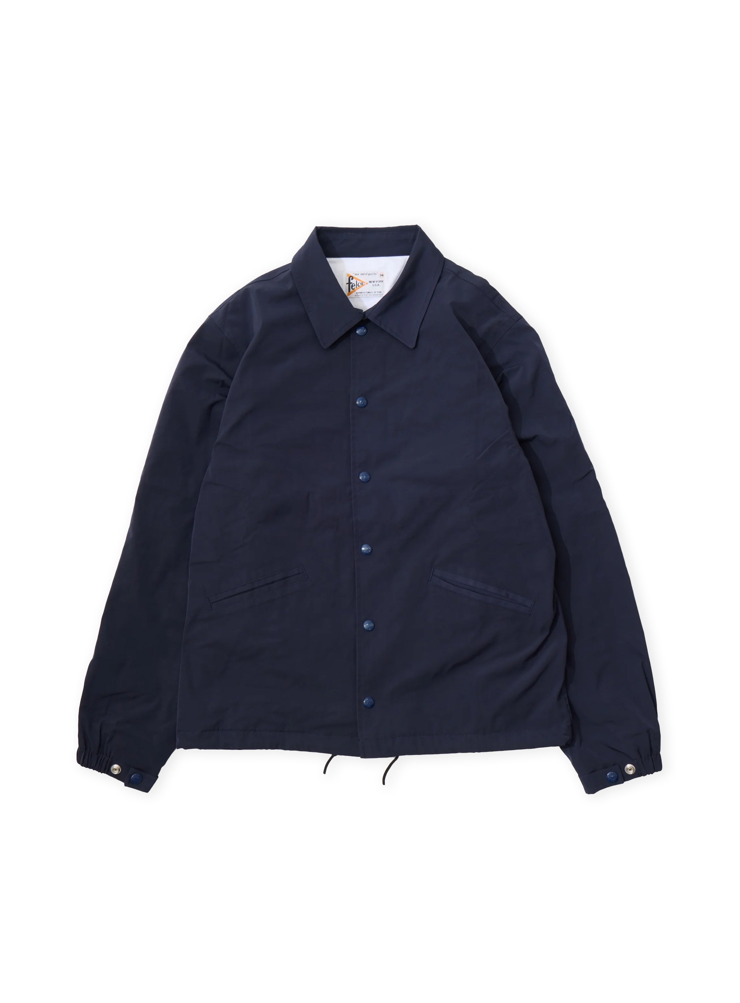 Felco - Giubbino Classic Fit Flaned Lined Coach Jacket Navy