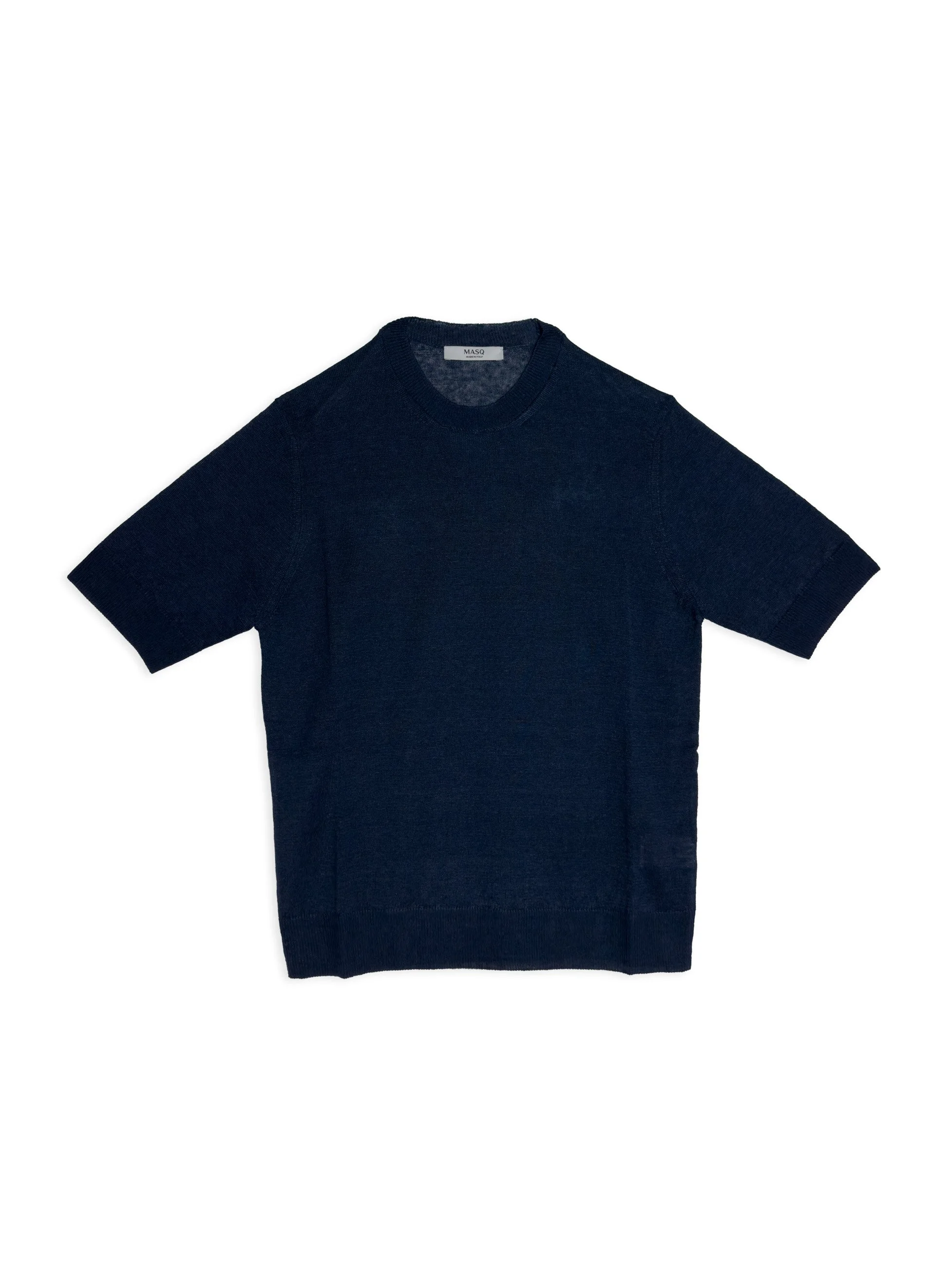 Masq - Maglia T-shirt Lino Navy
