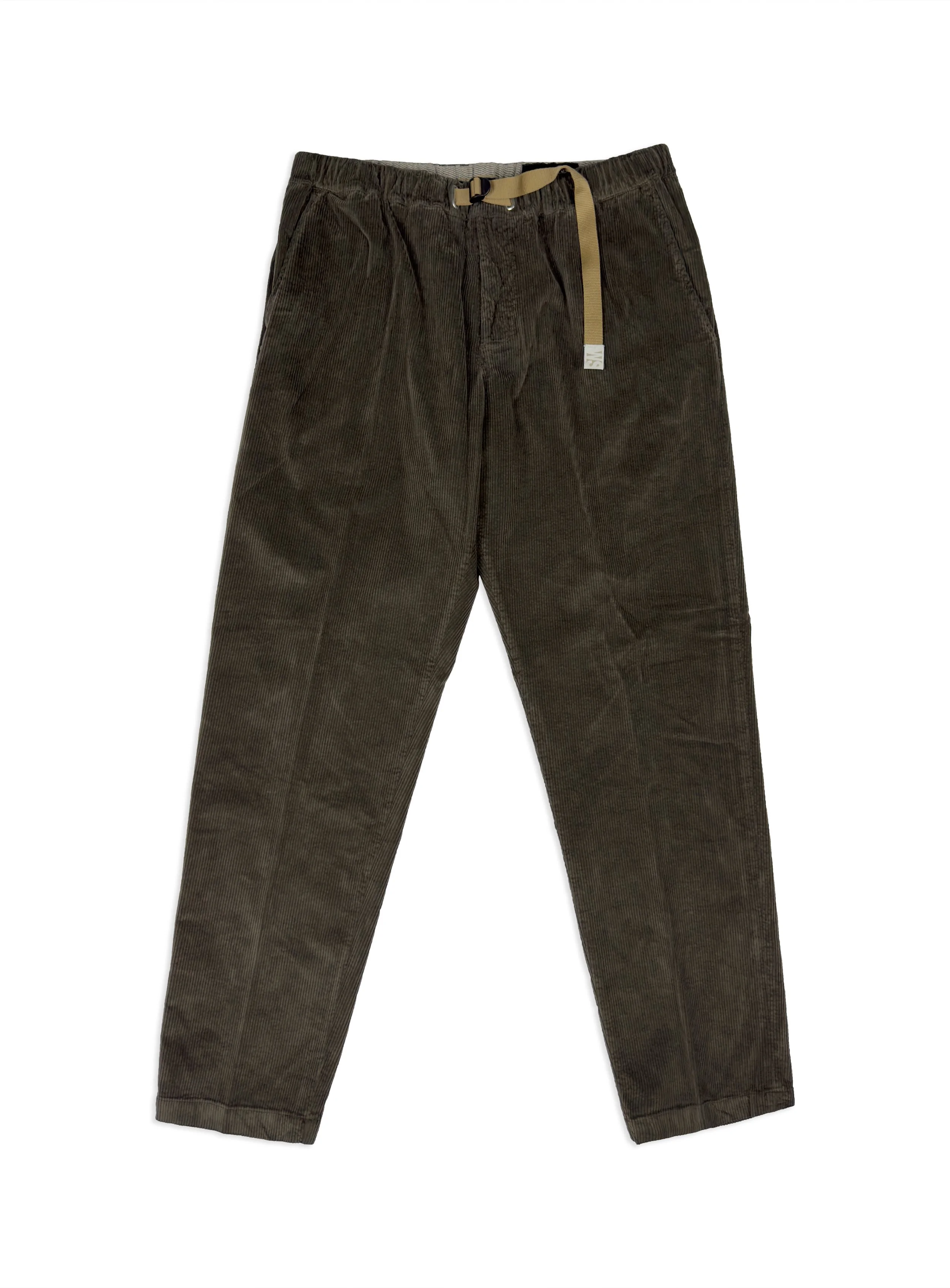 White Sand - Pantalone Greg Velluto Verde