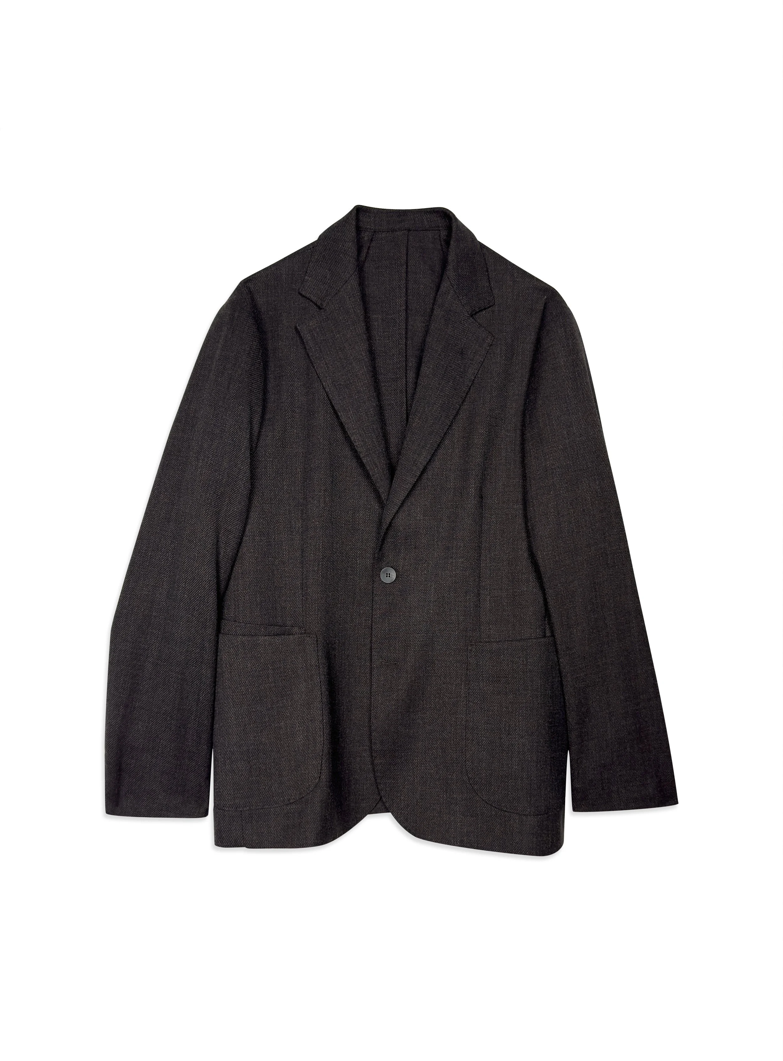 Blazer Devorè in misto lana tinta unita.