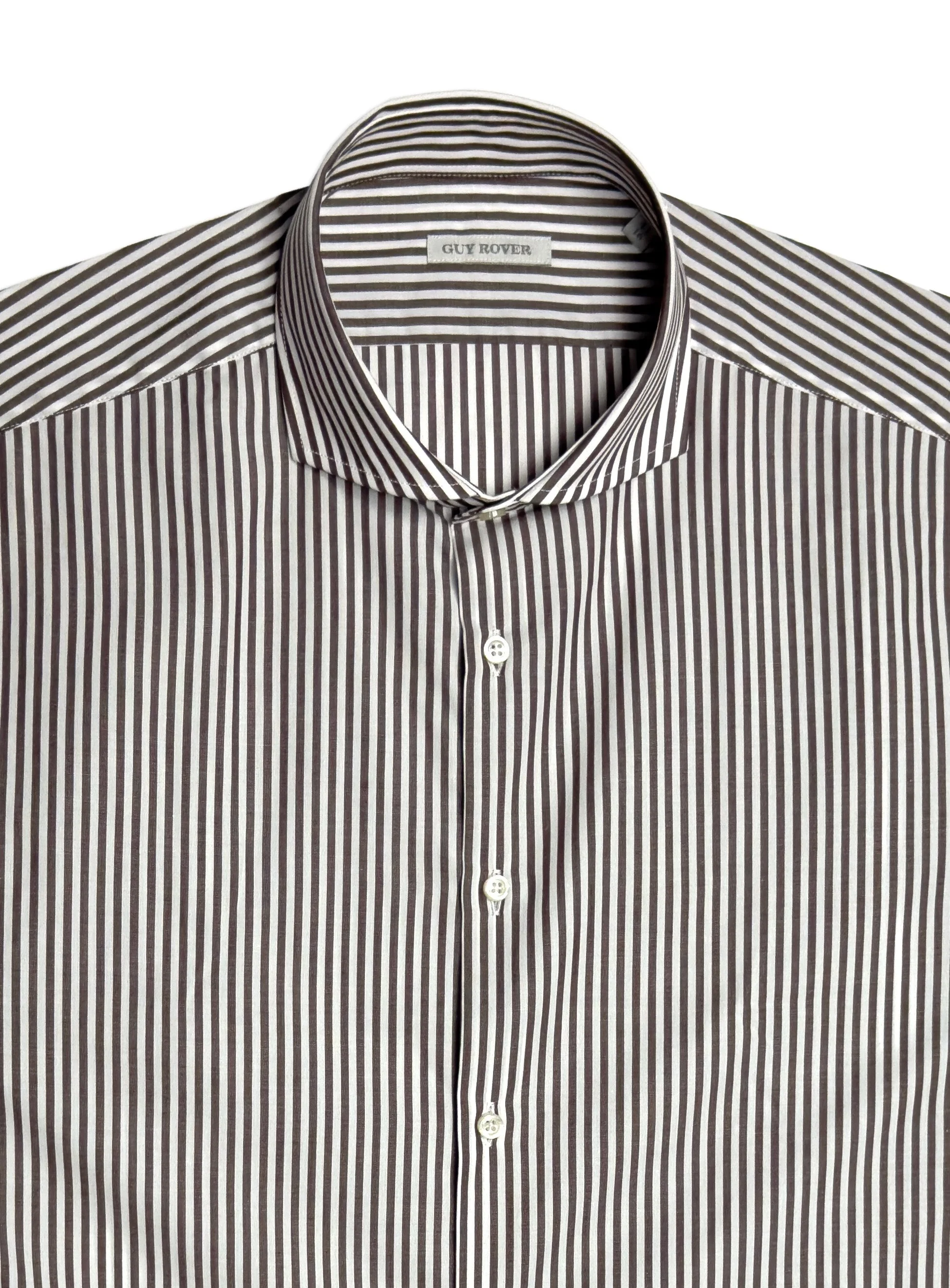 Camicia Guy Rover in morbido cotone fantasia rigato.