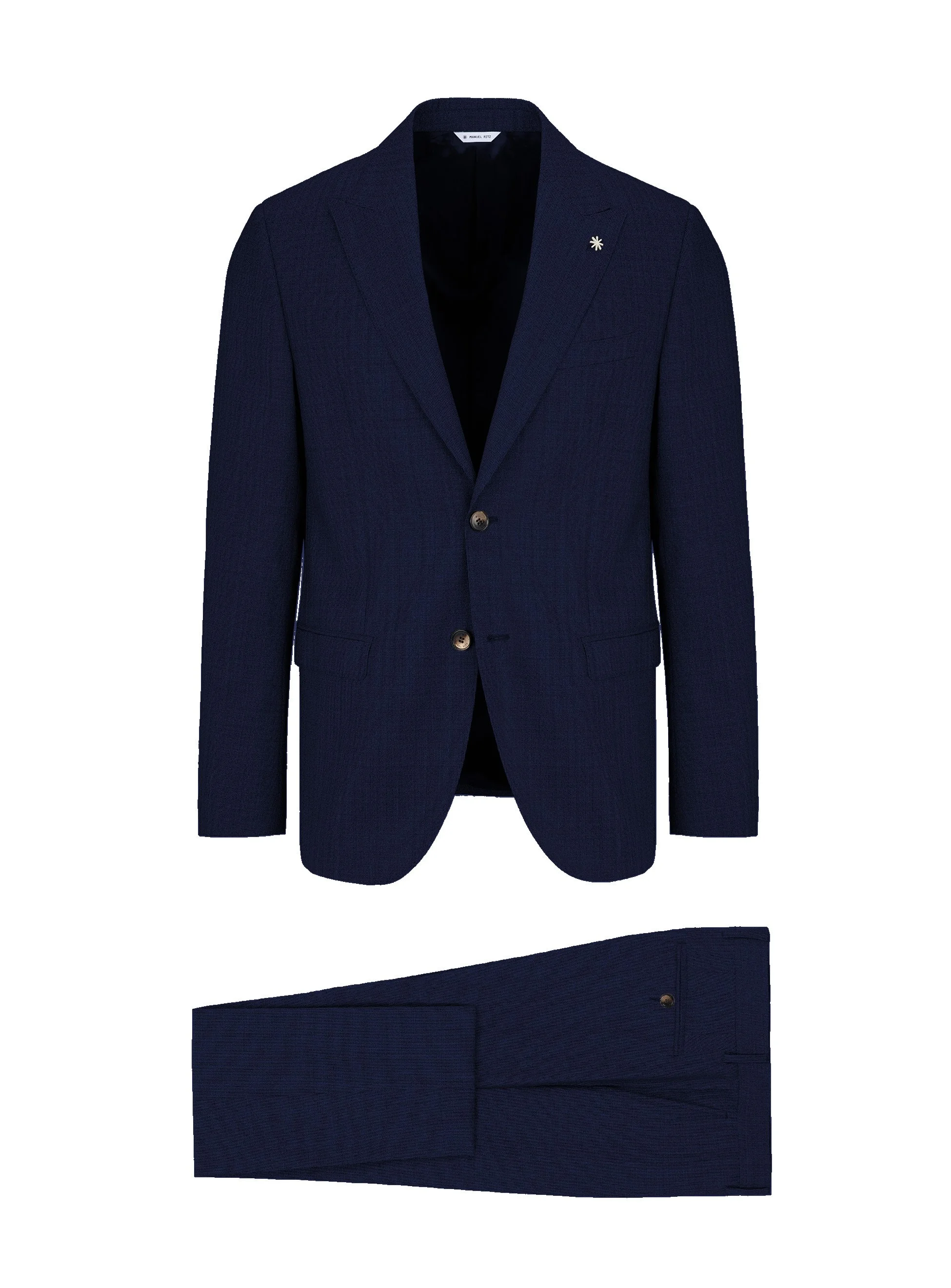 Manuel Ritz - Abito Fresco Lana Blu