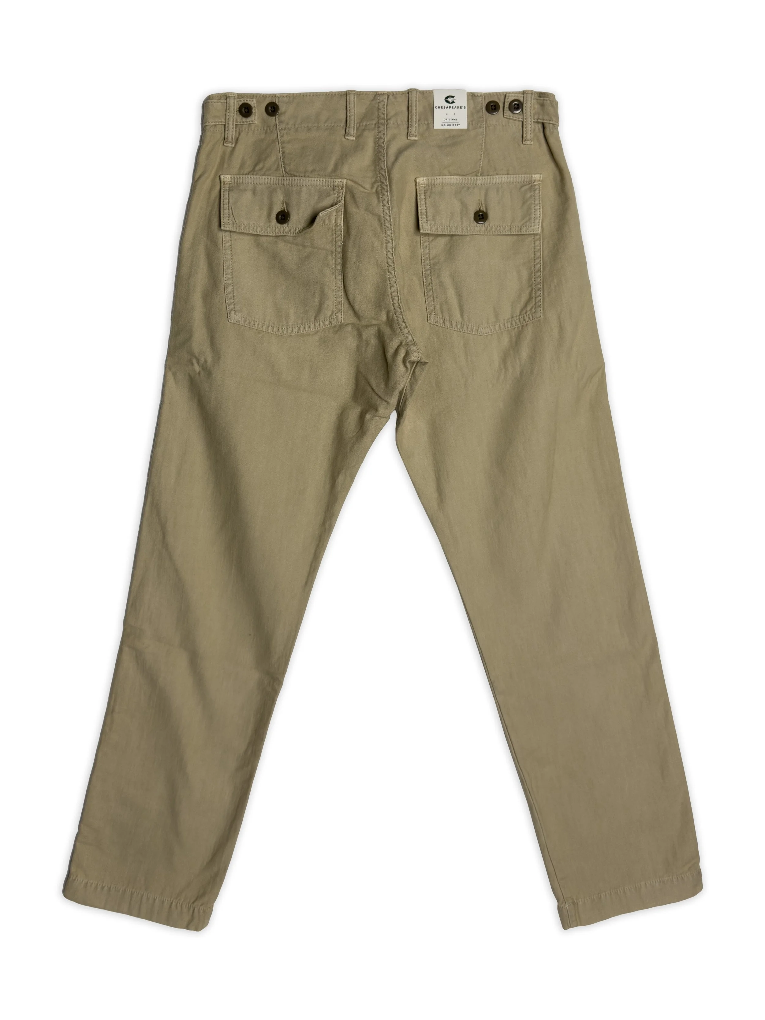 Pantalone Chesapeake’s Fatigue. Tessuto leggero e perfetto con una camicia in estate.
