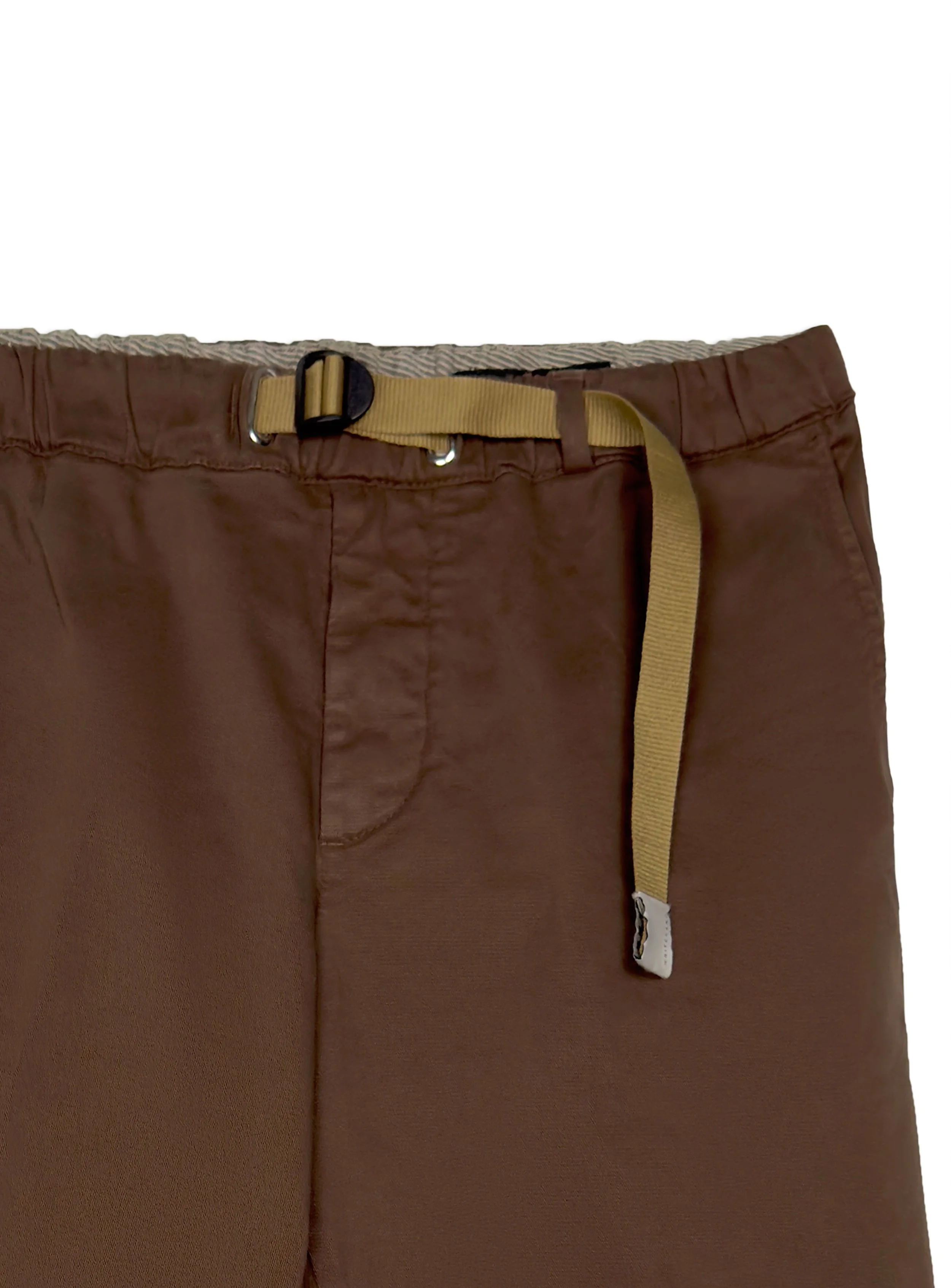 Pantalone White Sand tinta unita in cotone.
