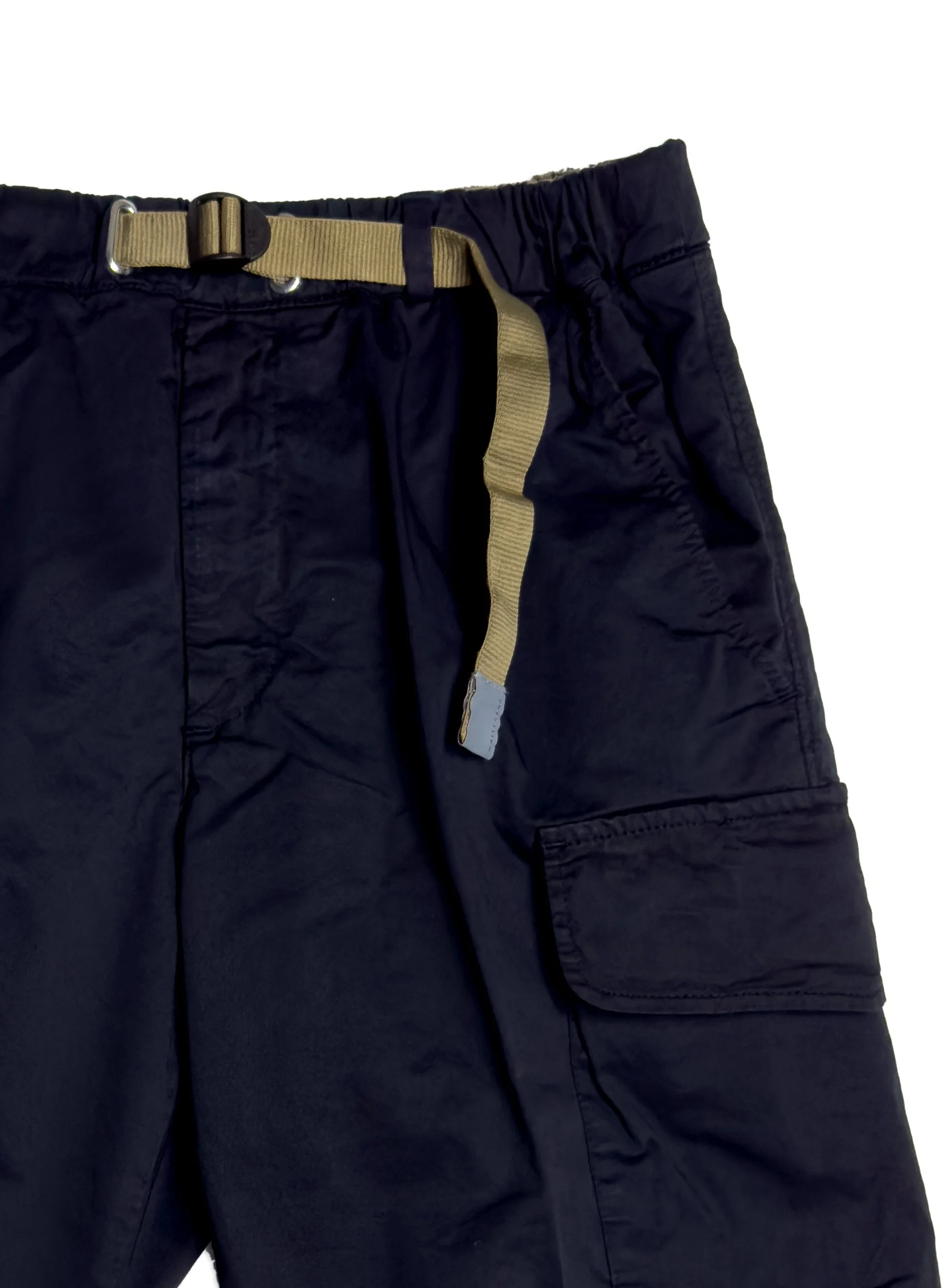 Bermuda White Sand tasconato tinta unita con vita elasticizzata