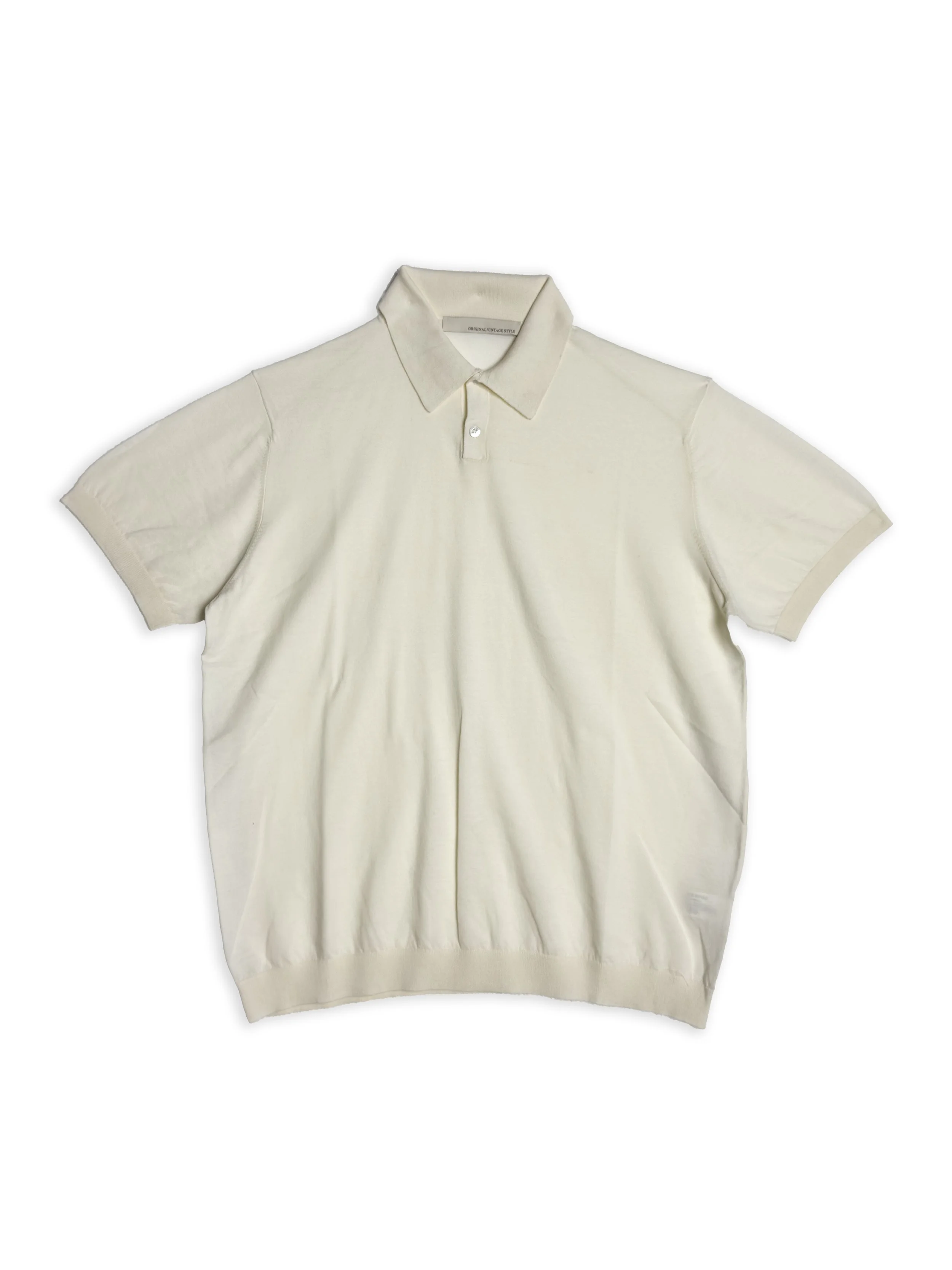 Polo Original Vintage Style tinta unita manica corta in cotone.