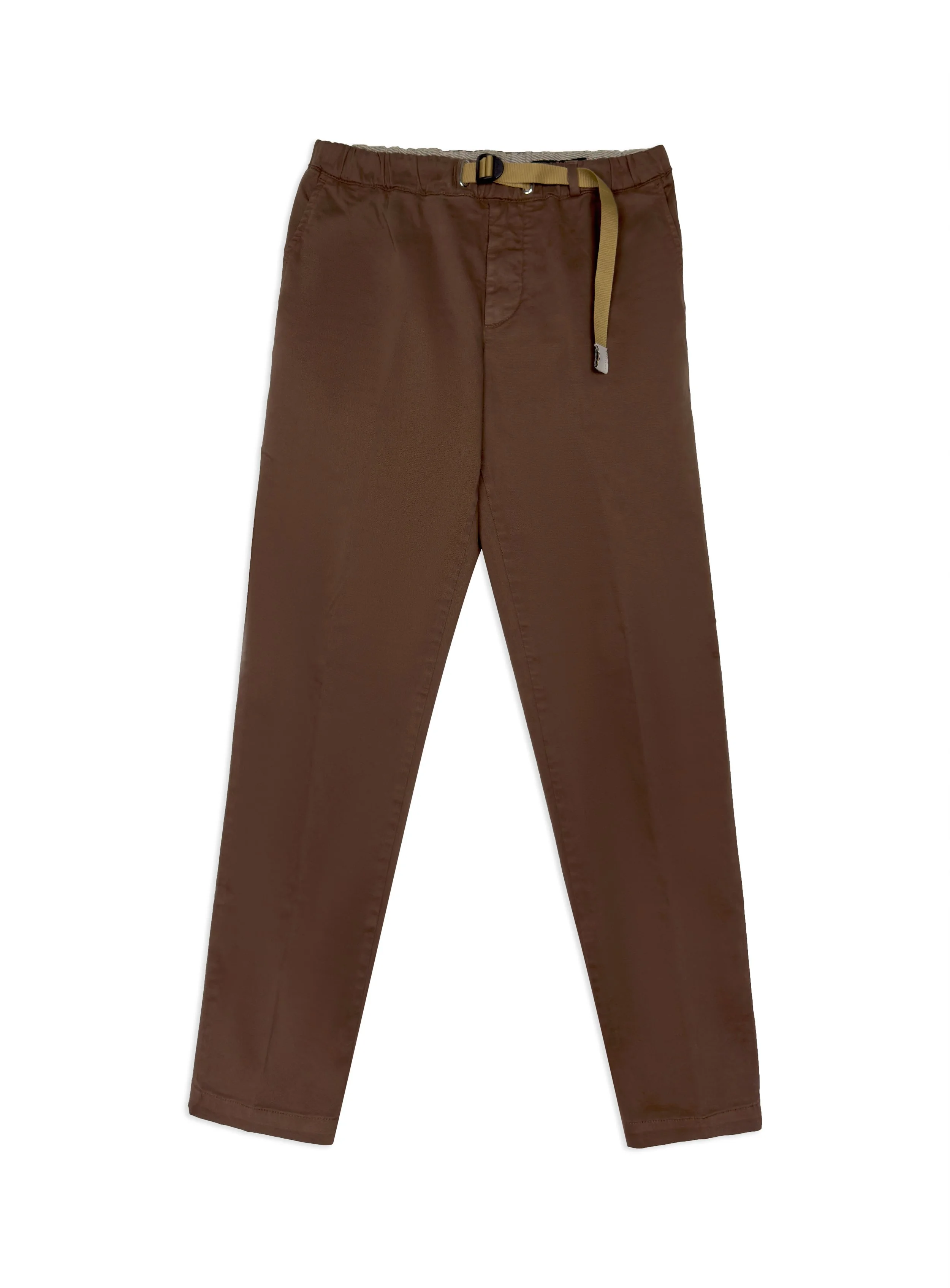 Pantalone White Sand tinta unita in cotone.
