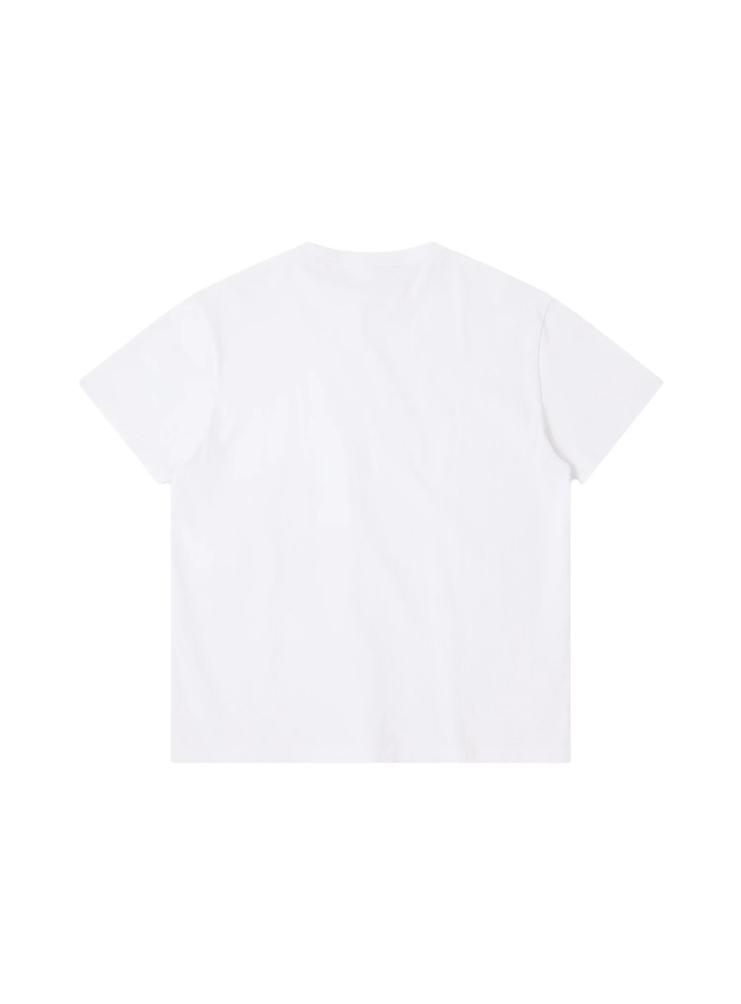 T-shirt Edwin oversized tinta unita bianca a maniche corte.