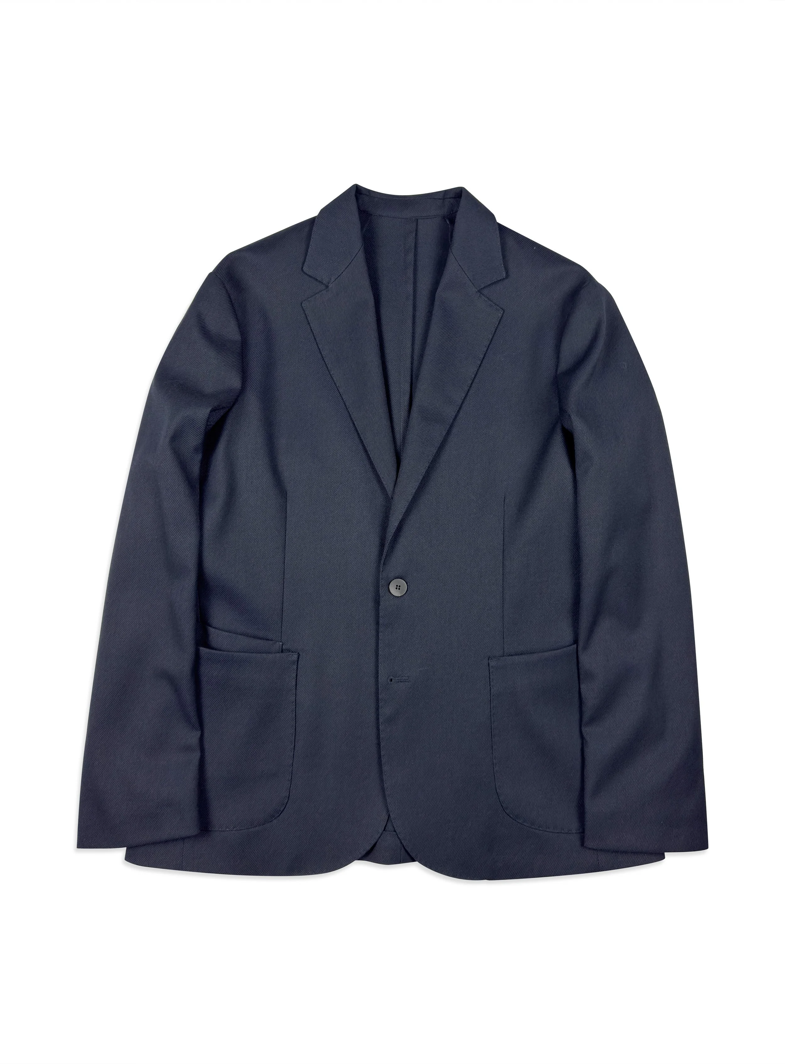 Blazer Devorè in misto lana tinta unita.