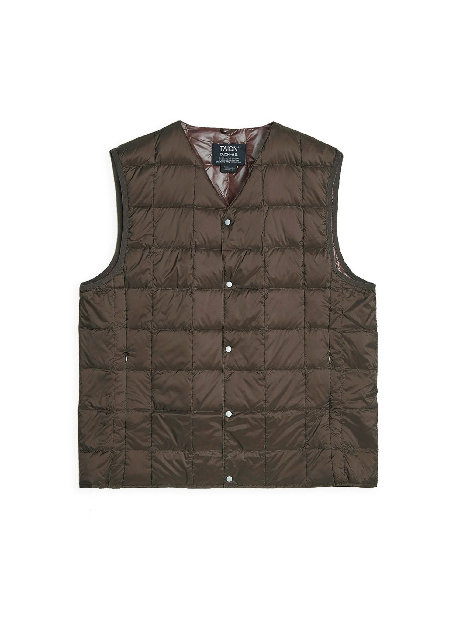 Taion - Gilet 001 Dark Choco