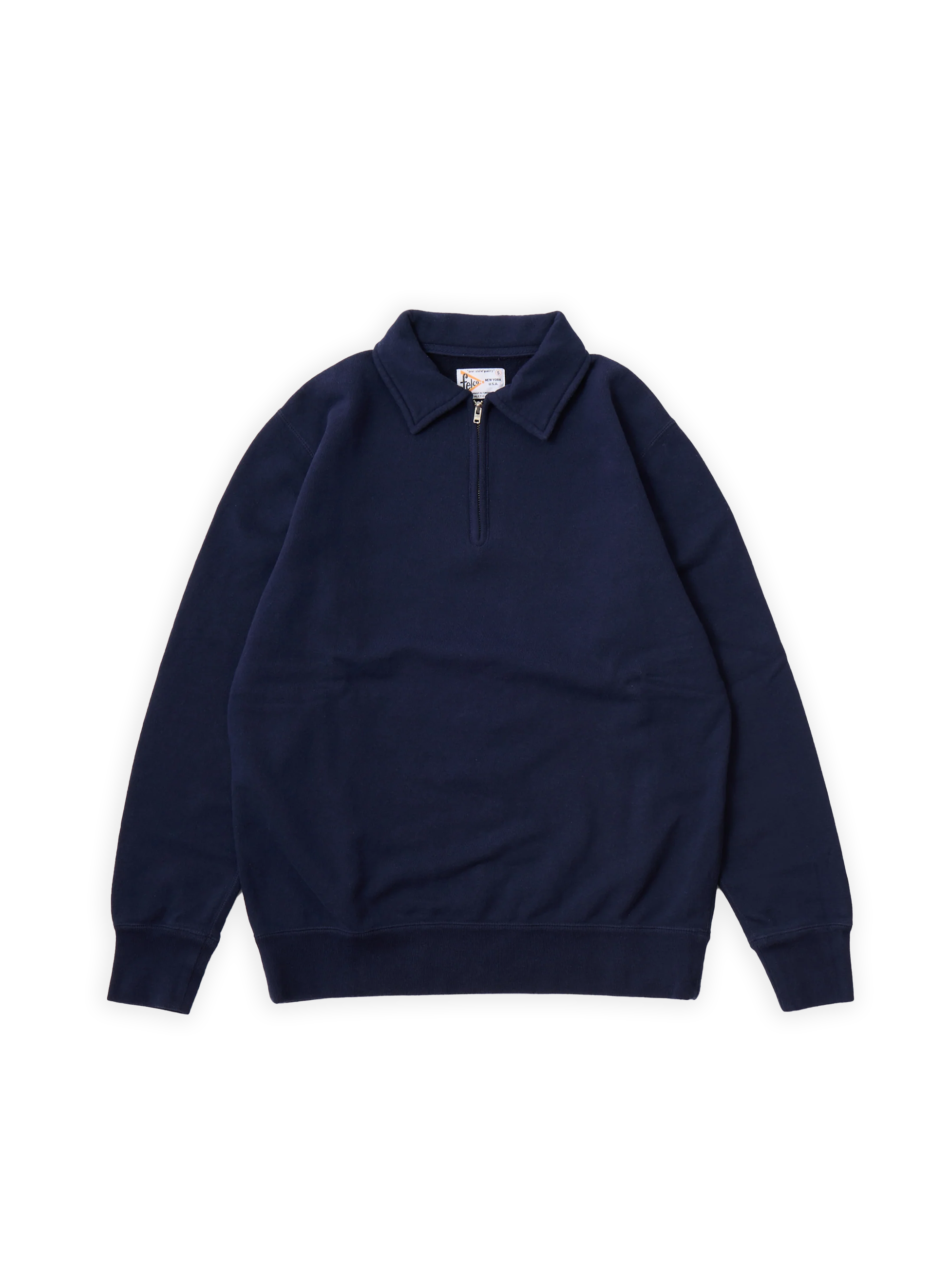 Polo Felco 1920 Nyc manica lunga in leggerissima felpa. Capo di ispirazione Heritage. Made in Japan