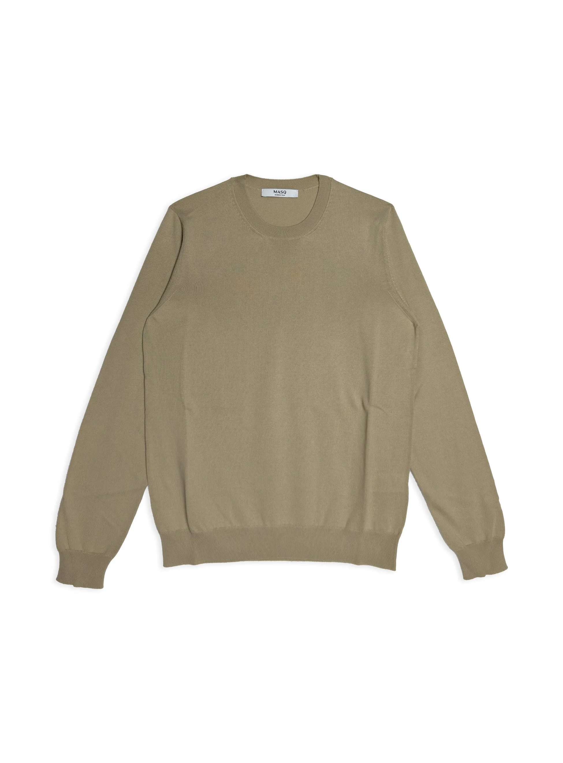 Masq - Maglia Cotone Manica Lunga Sabbia