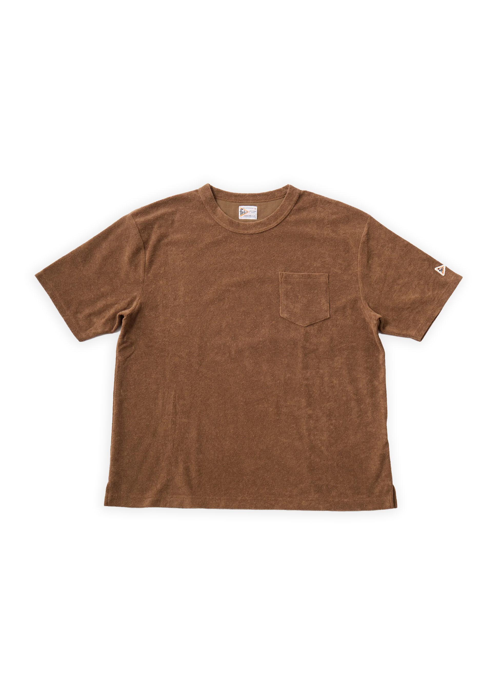 T-shirt Felco 1920 Nyc in morbido cotone effetto spugna. Capo di ispirazione Heritage. Made in Japan