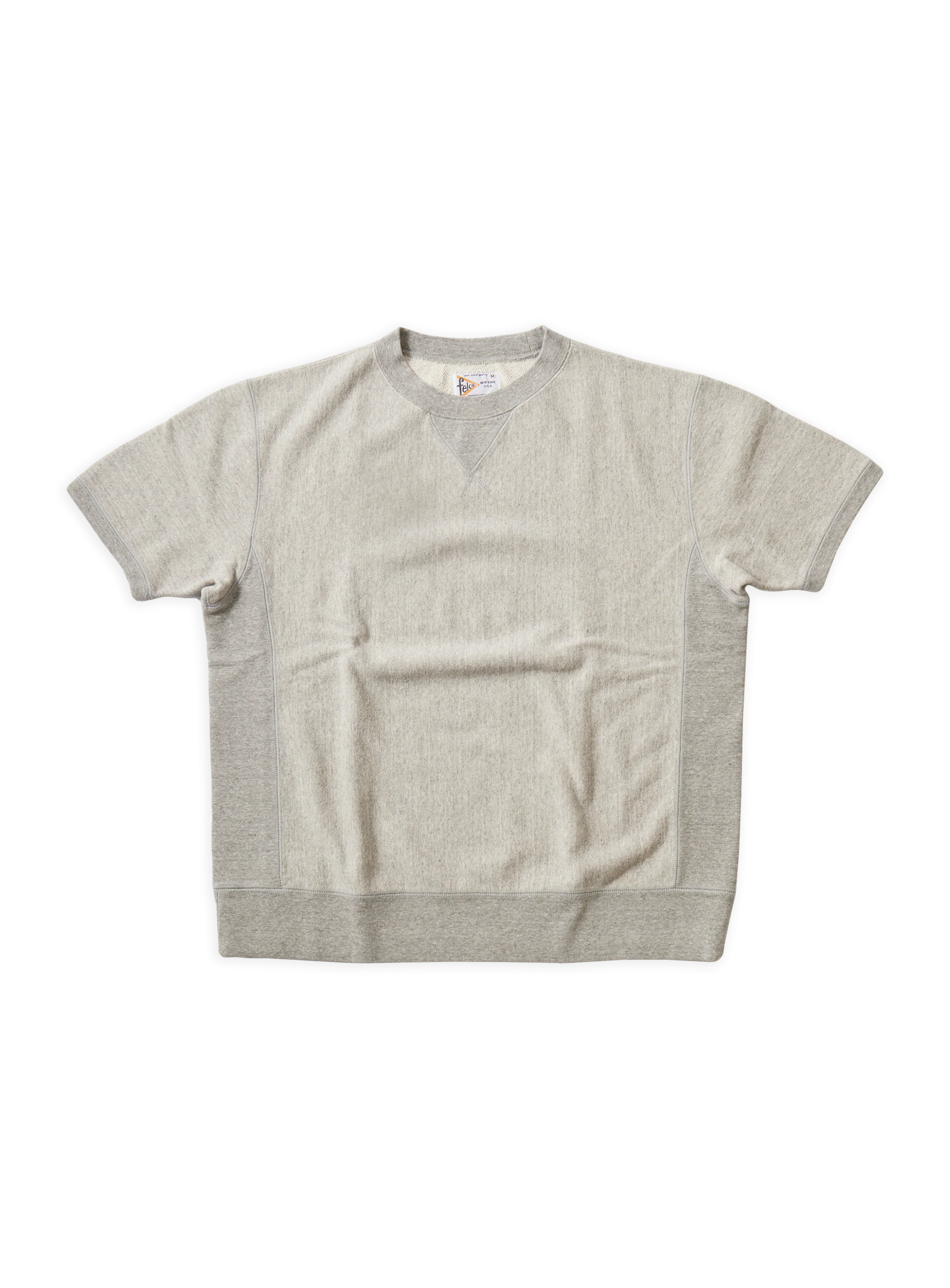 Felco - T-shirt Inverse Weave Sweat 10oz French Terry Twisted Grey
