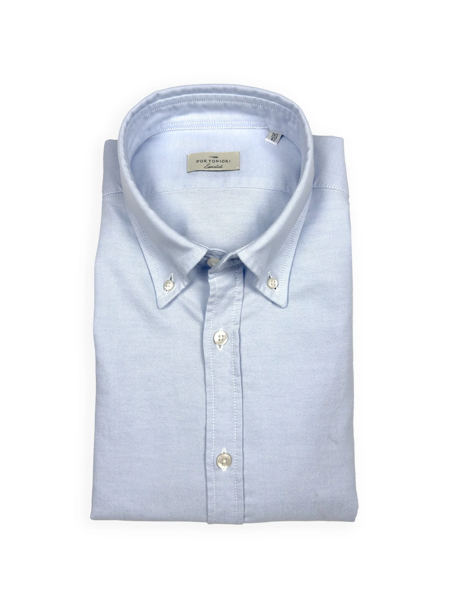 Portofiori - Camicia Oxford Button Down Azzurro