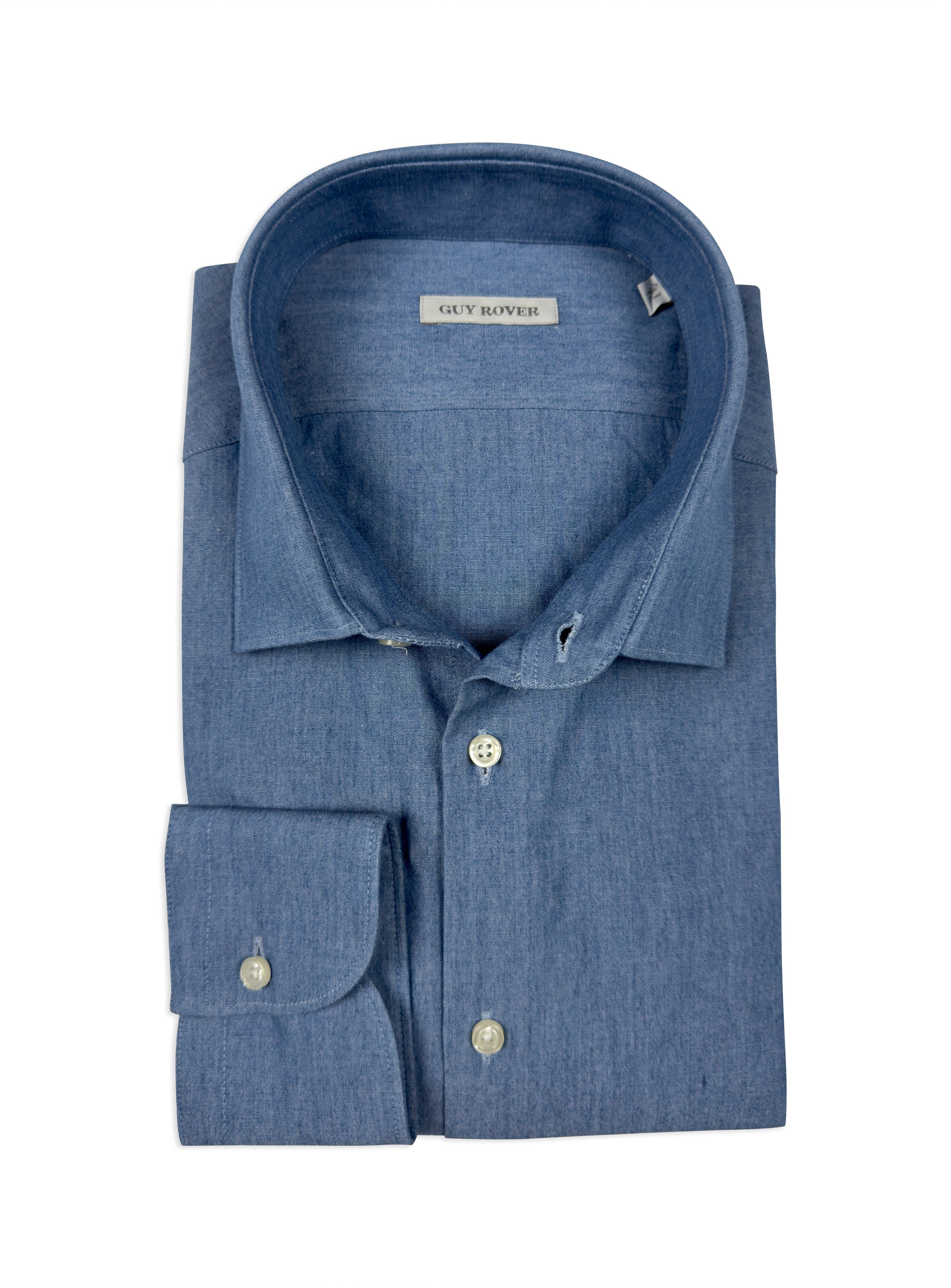 Camicia Guy Rover in morbido cotone chambray.
