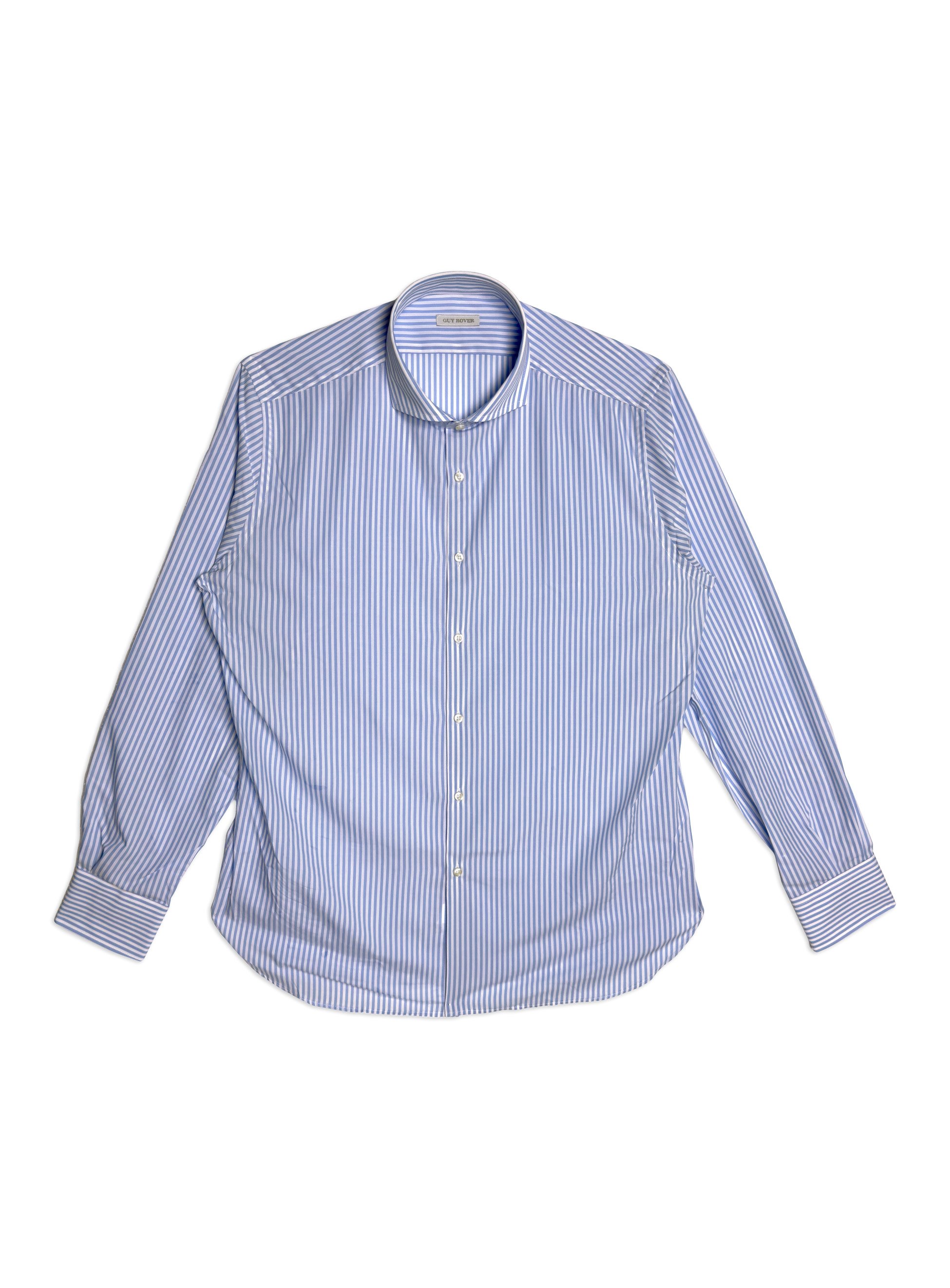 Guy Rover - Camicia Suit Azzurro/Bianco