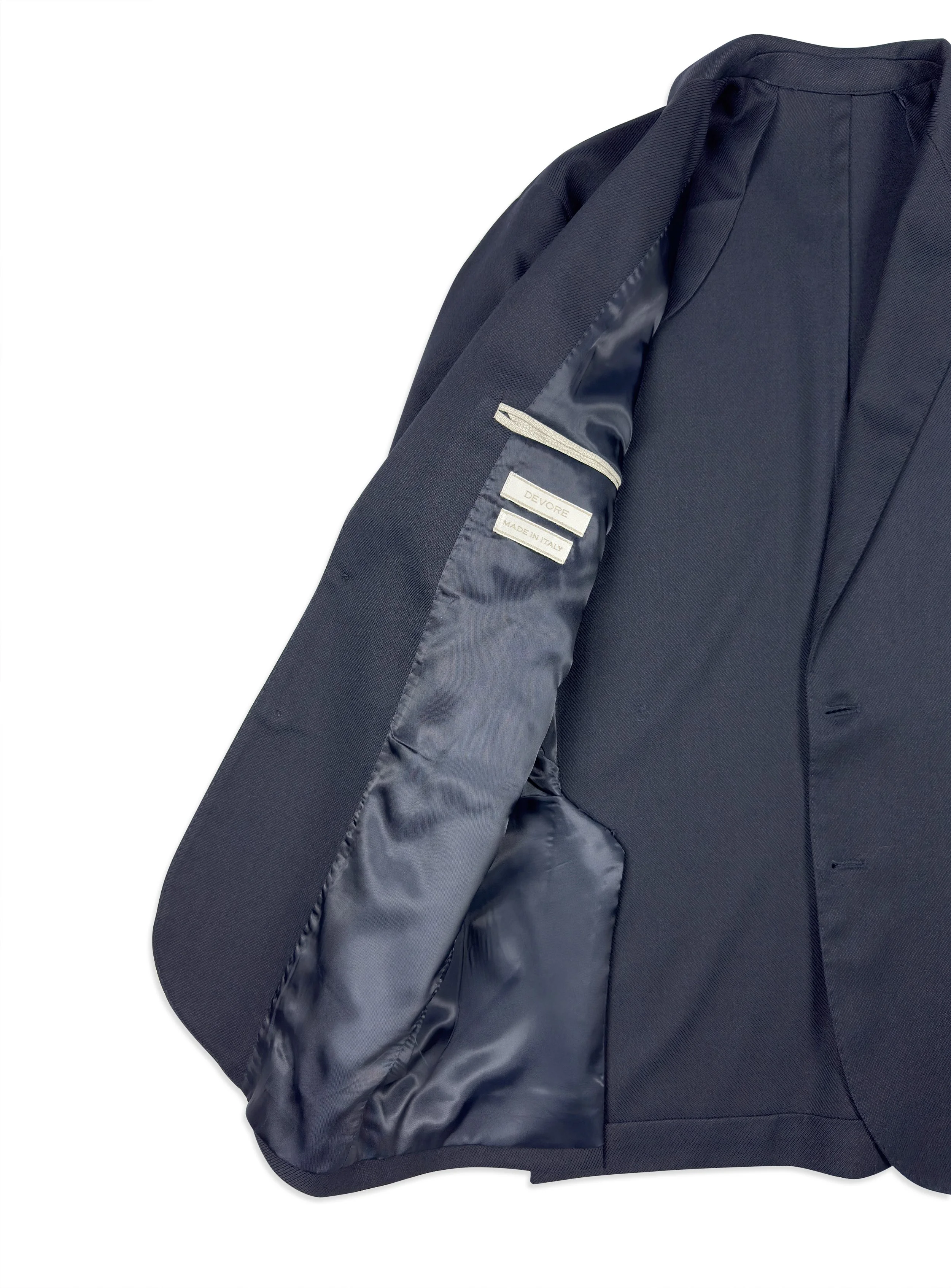 Blazer Devorè in misto lana tinta unita.