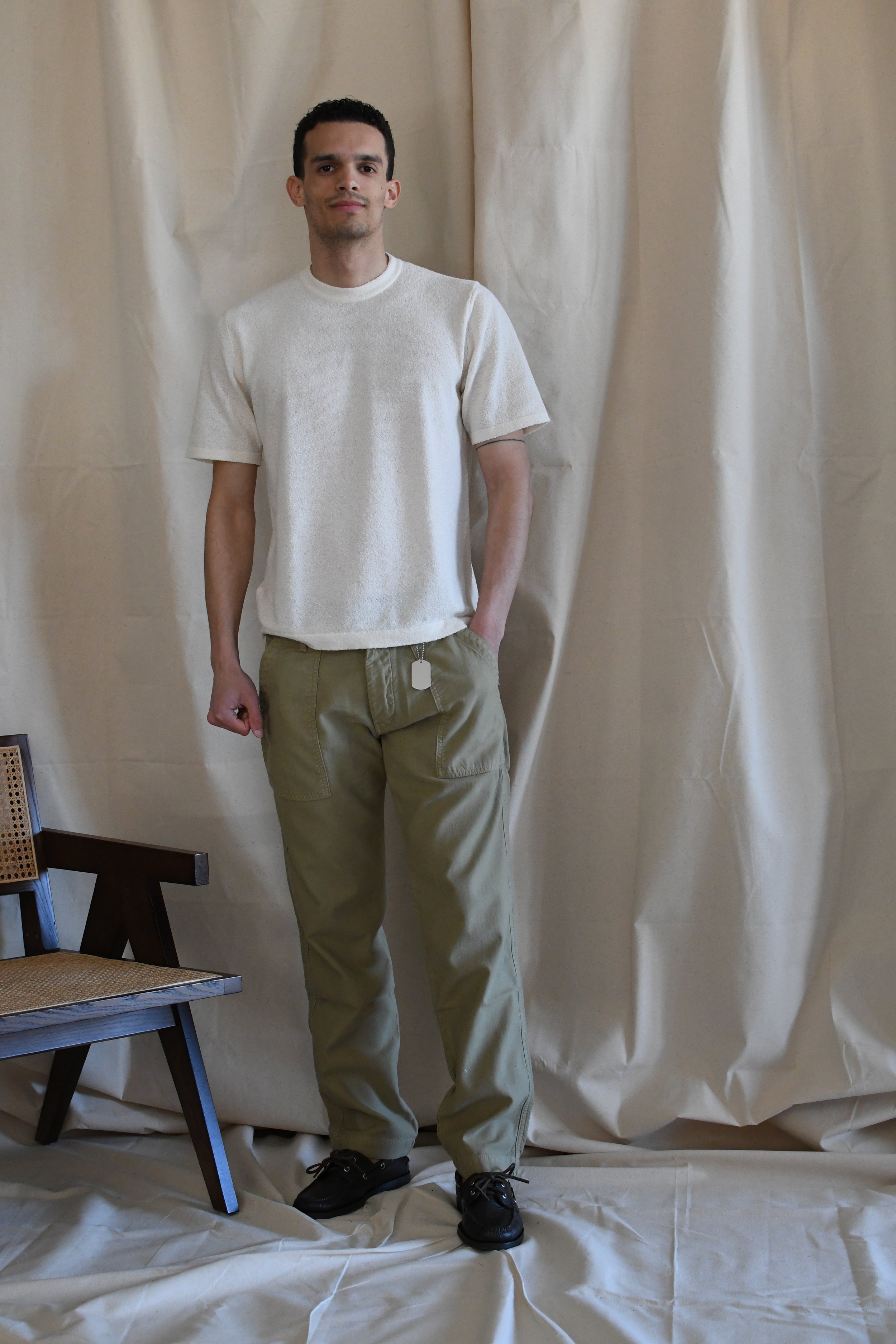 Pantalone Chesapeake’s Fatigue. Tessuto leggero e perfetto con una camicia in estate.