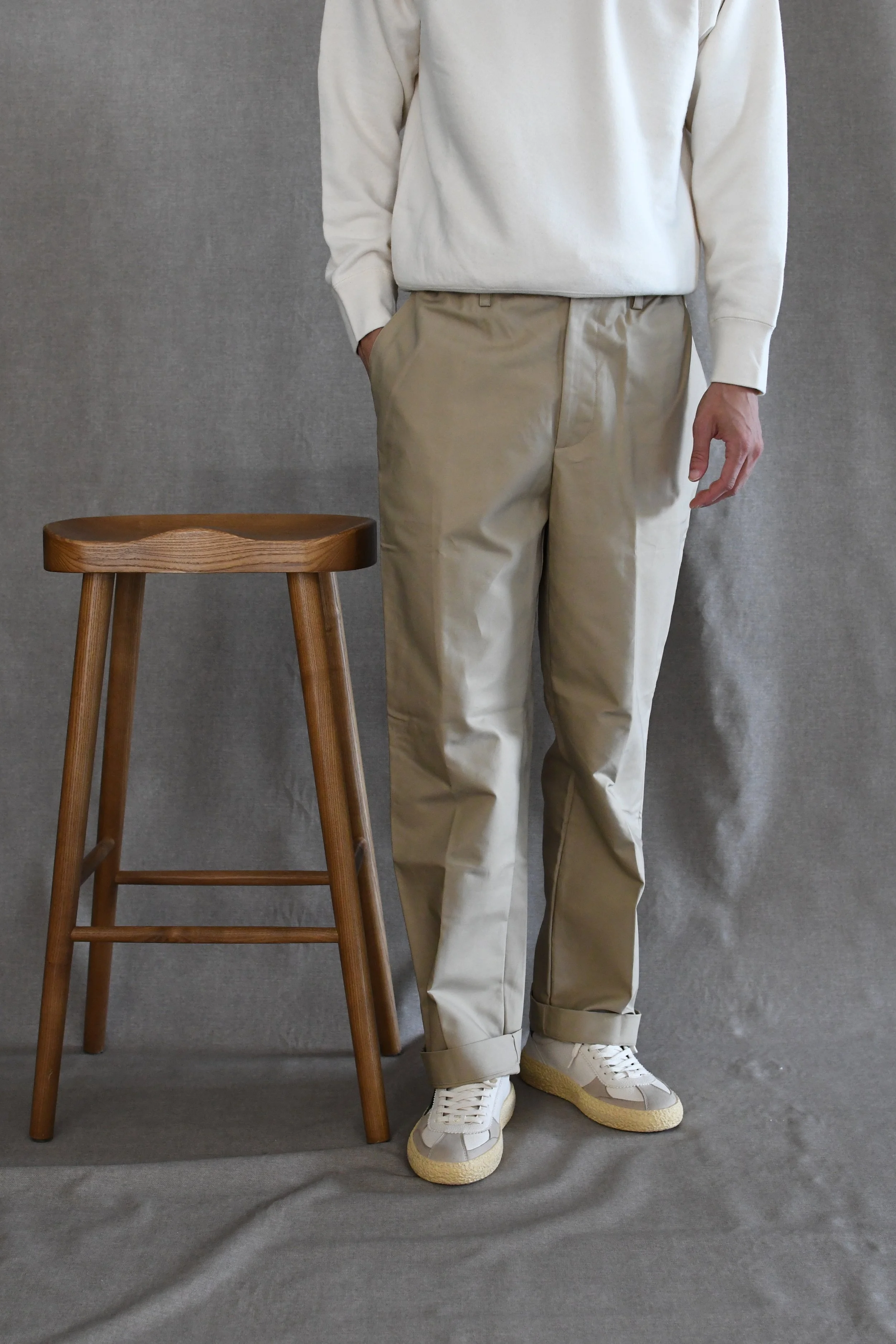 Pantalone Woc in cotone tinta unita