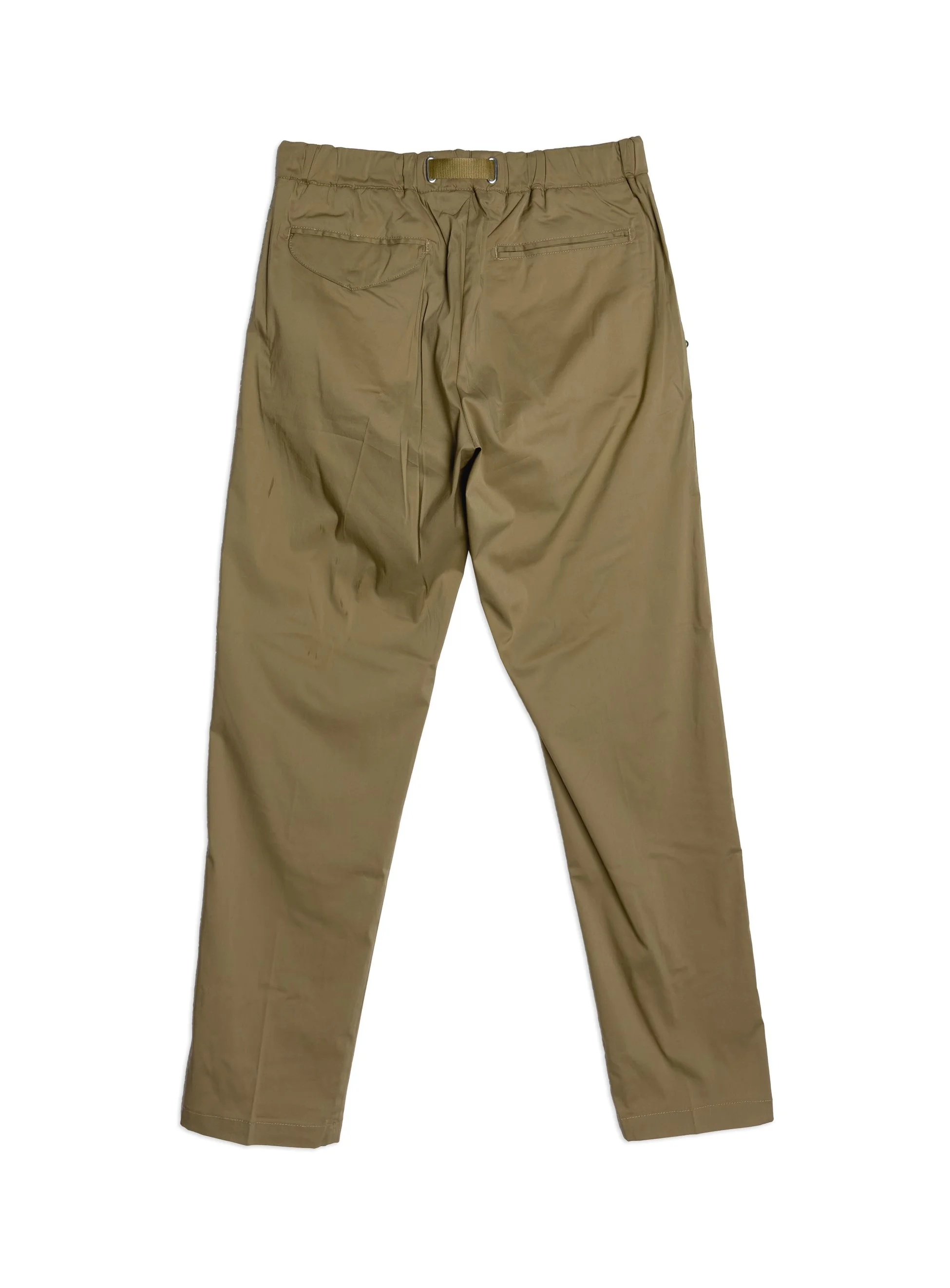 Pantalone White Sand tinta unita in misto cotone leggerissimo. Tessuto tela paracadute tecnico.