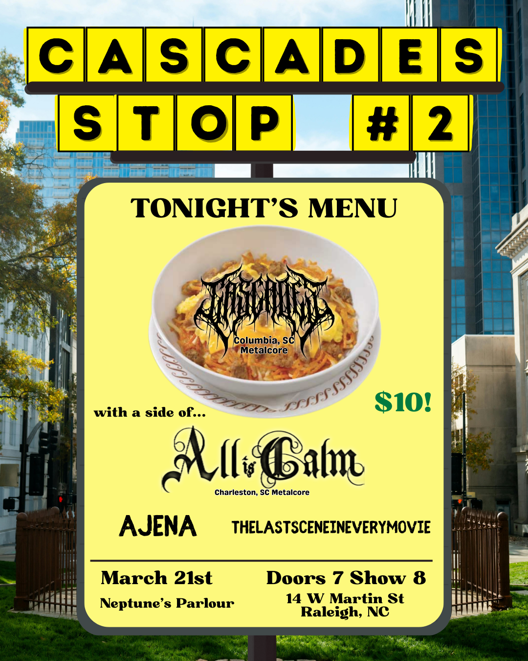 CASCADES // ALL IS CALM // AJENA // THELASTSCENEINEVERYMOVIE