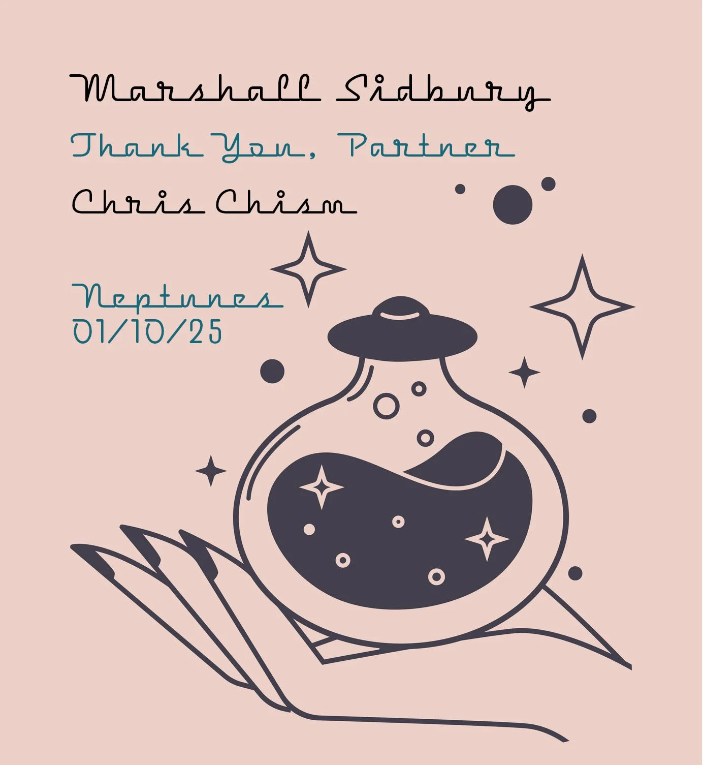 MARSHALL SIDBURY // THANKY YOU, PARTNER // CHRIS CHISM 