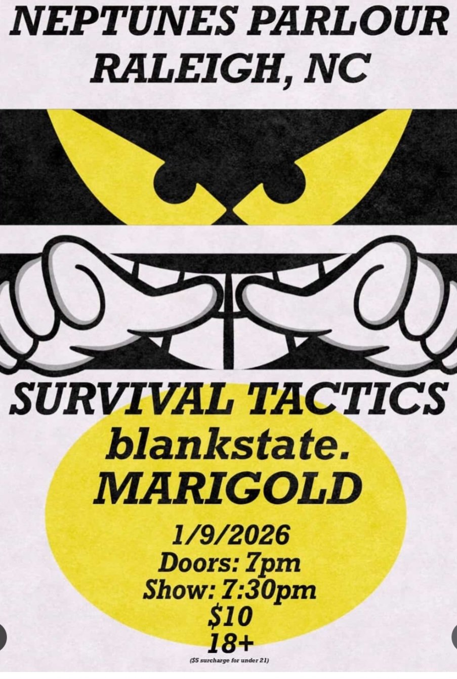 SURVIVIAL STACTICS // BLANKSLATE. // MARIGOLD
