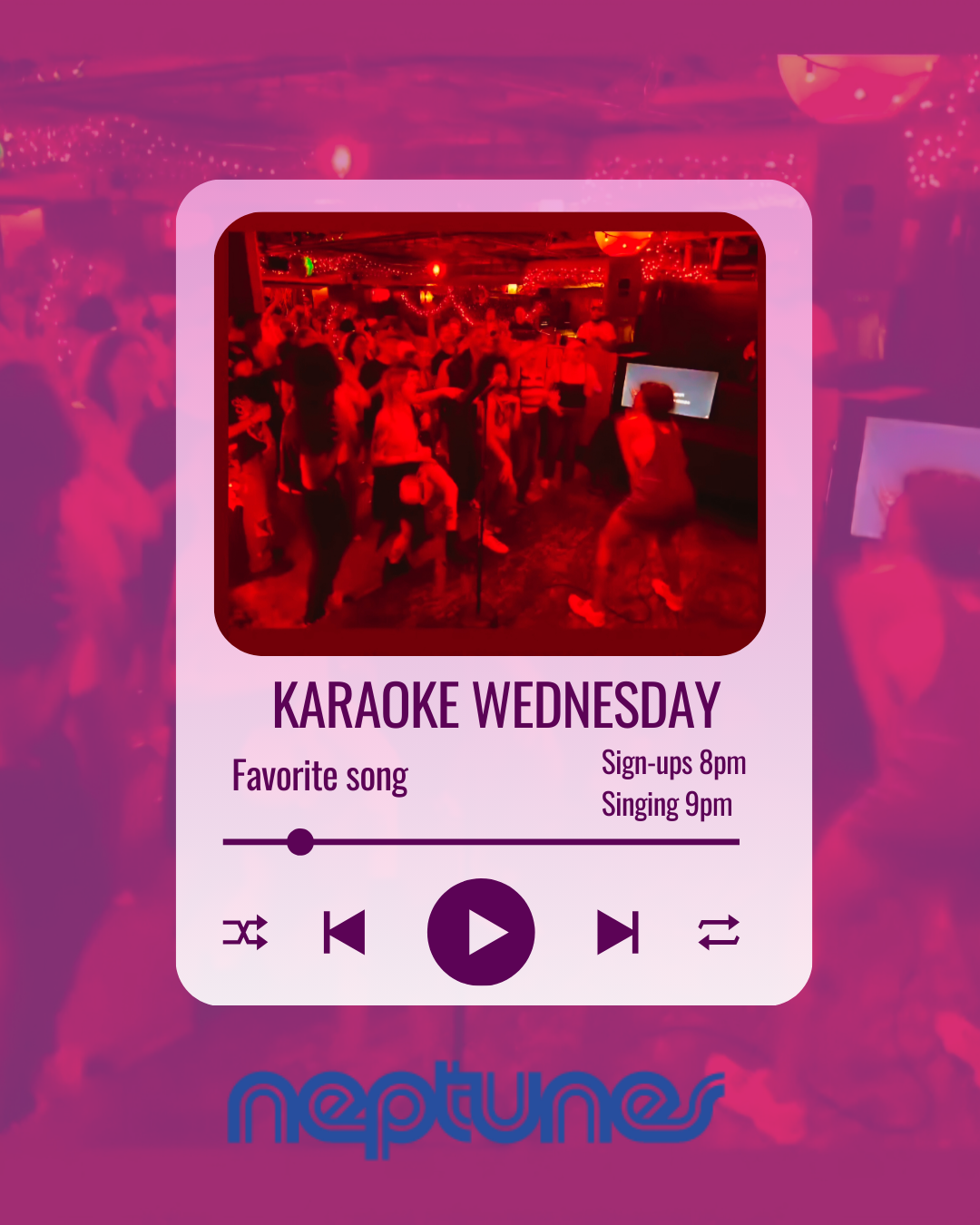 WEDNESDAY KARAOKE! 
