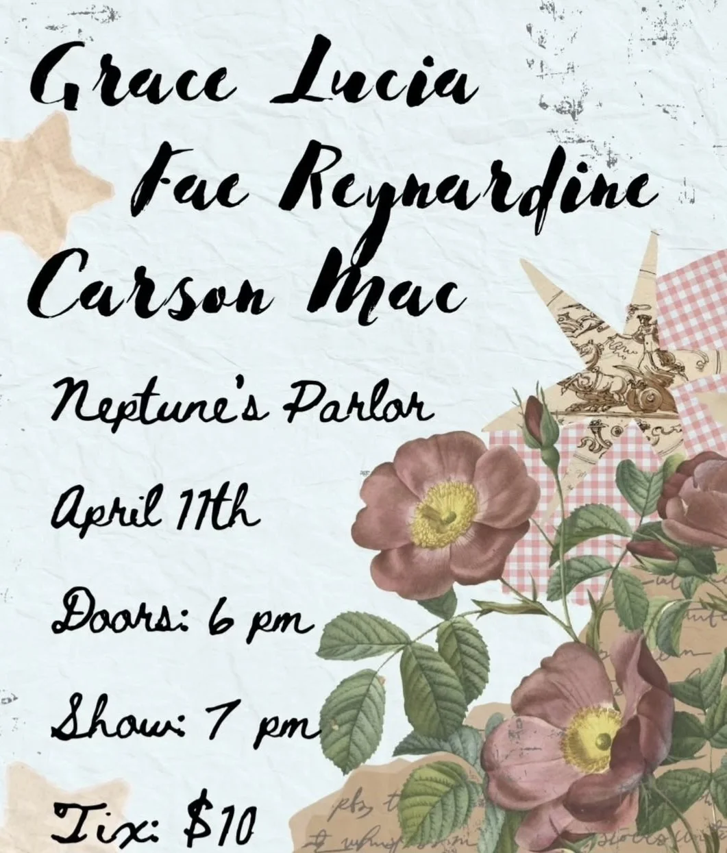 GRACE LUCIA // FAE REYNARDINE // CARSON MAC