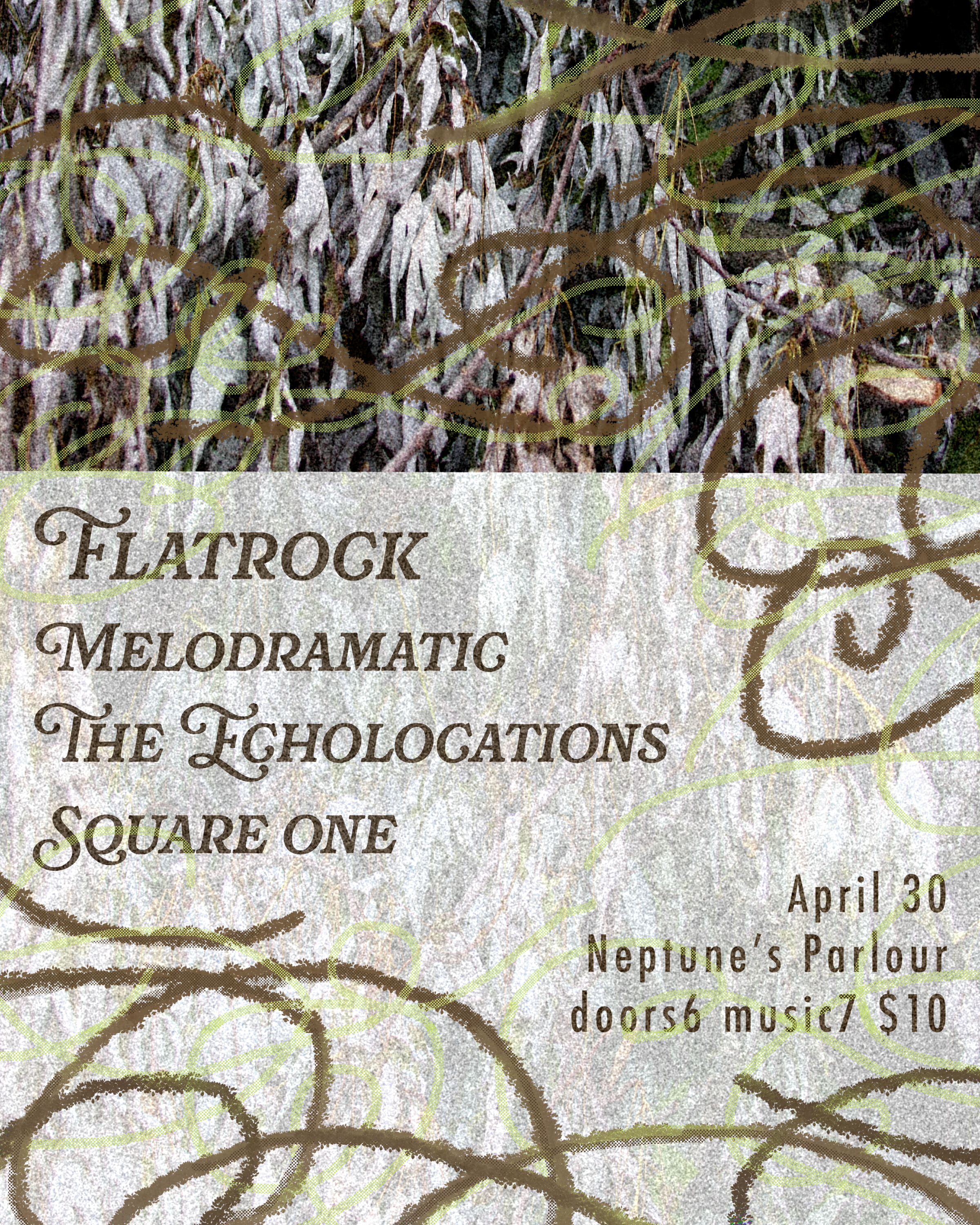 FLATROCK // MELODRAMATIC // THE ECHOLACATIONS // SQUARE ONE