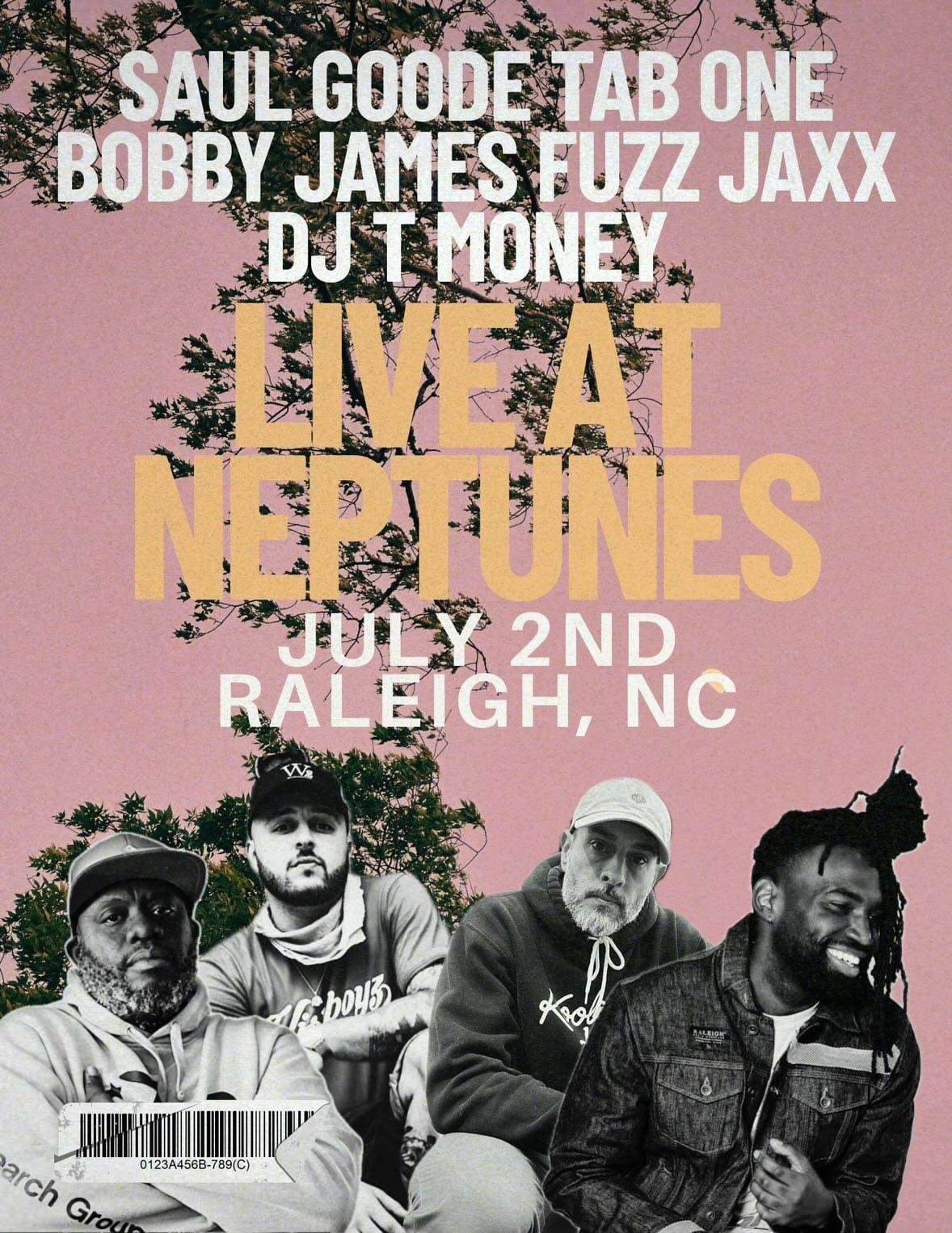 SAUL GOOD // TAB ONE // BOBBY JAMES // FUZZ JAXX // DJ T MONEY
