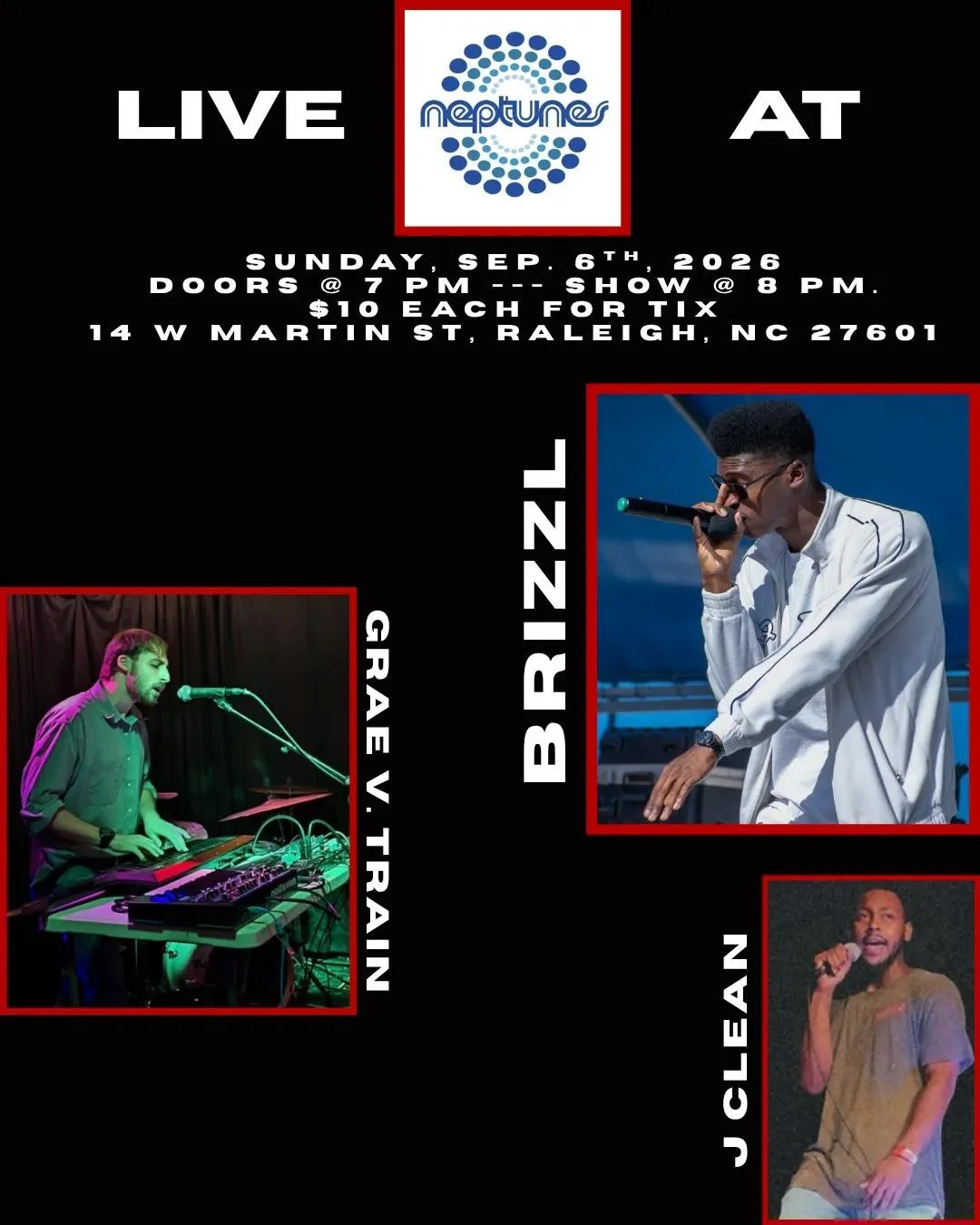 GRAE V. TRAIN // BRIZZL // J CLEAN