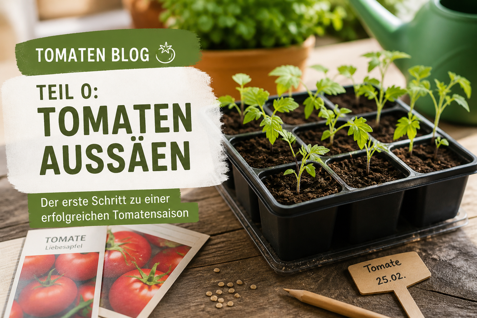 Tomaten aussäen: 