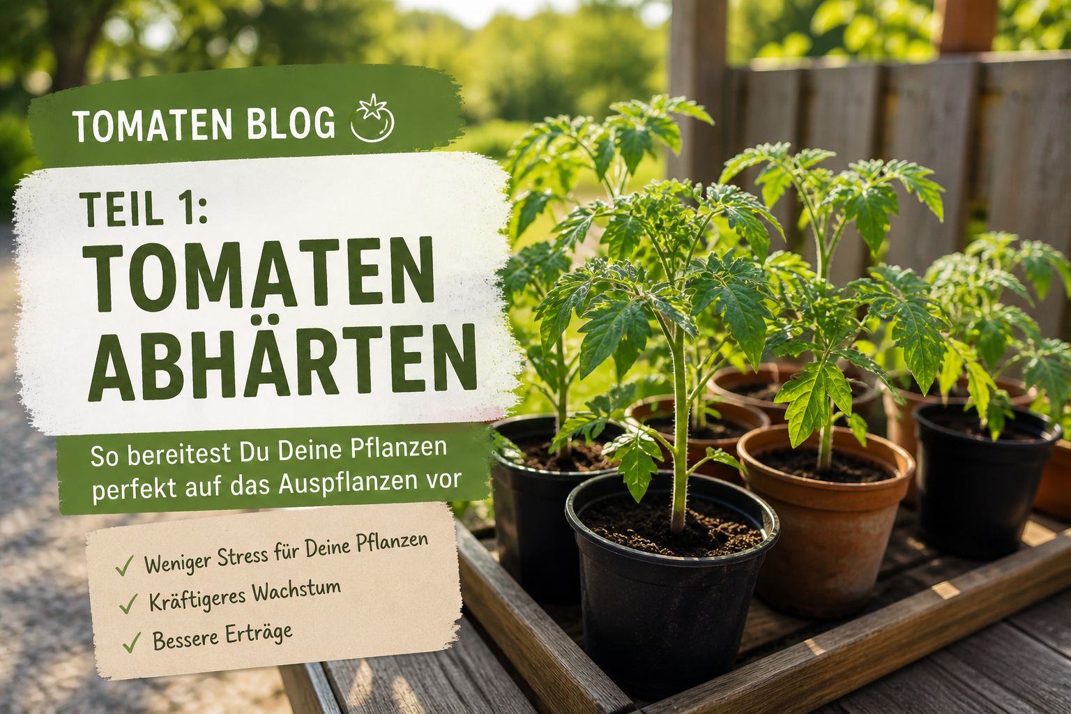 Tomaten rausstellen?