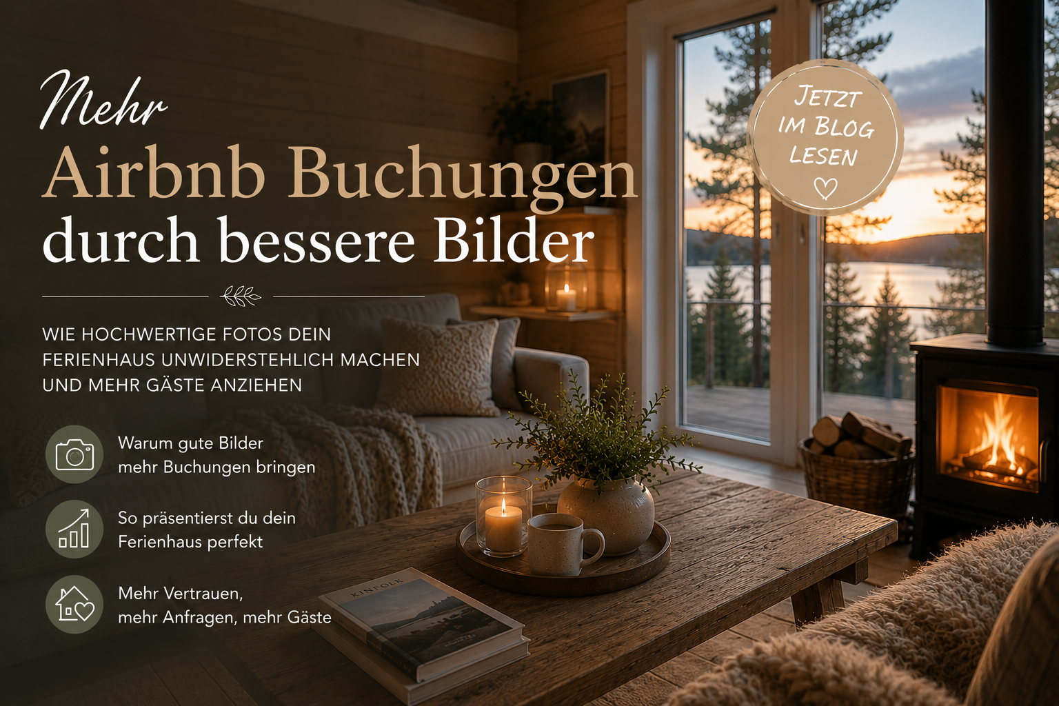 Mehr Airbnb Buchungen durch bessere Bilder