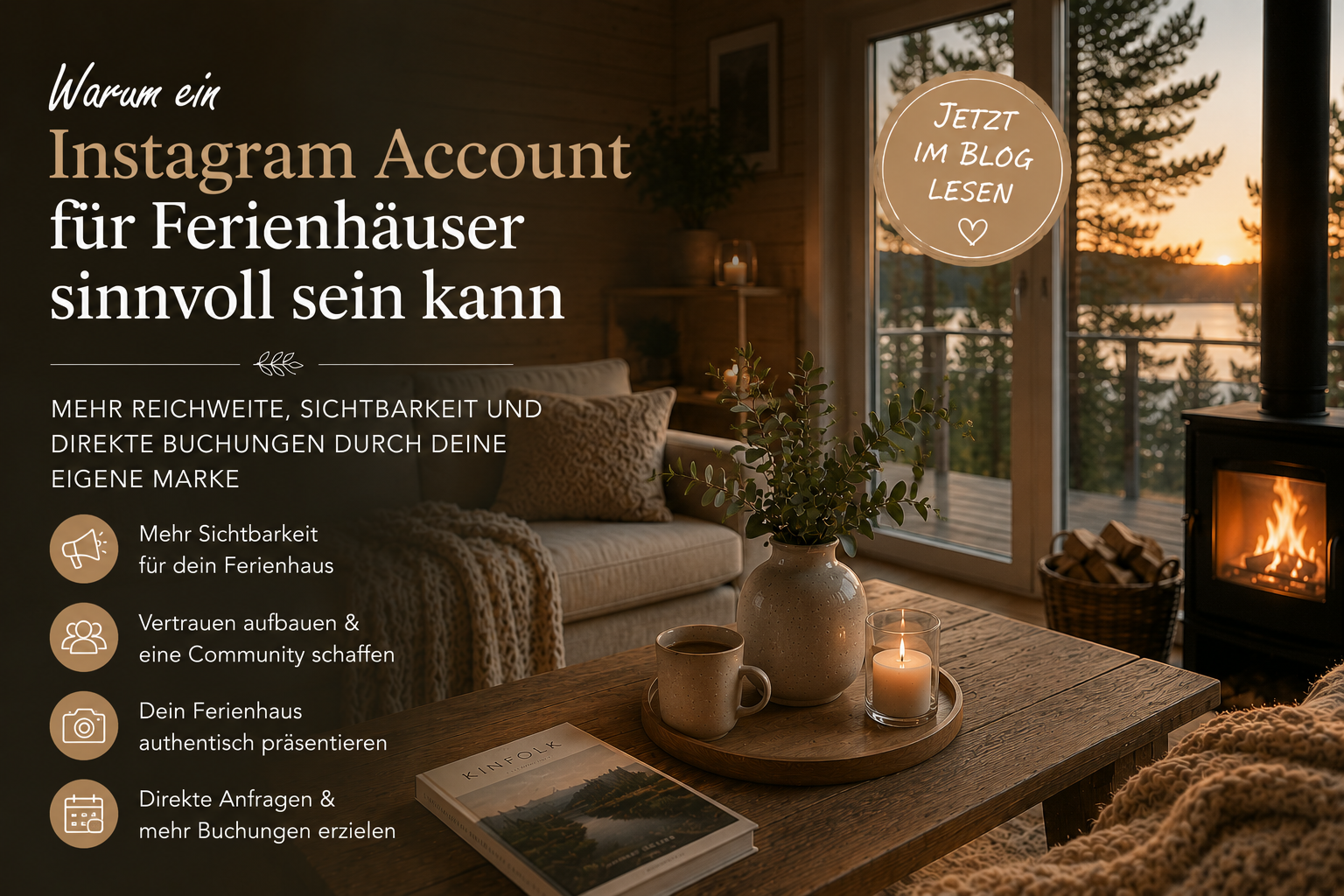 Warum ein Instagram Account für Ferienhäuser sinnvoll sein kann