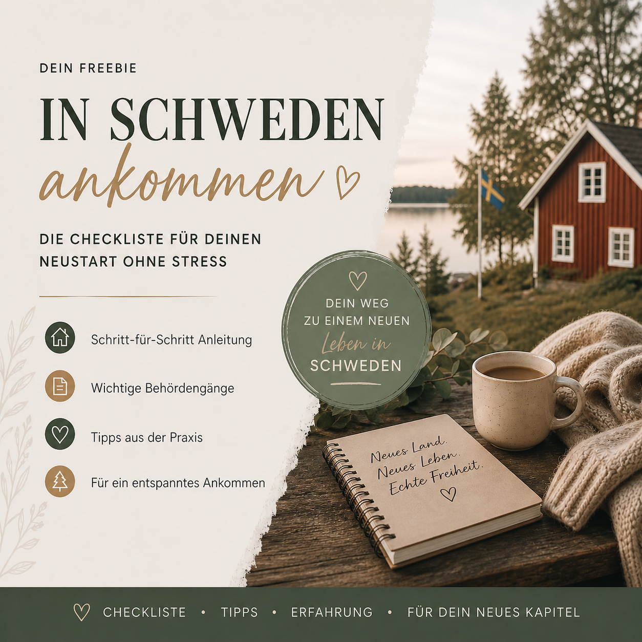 In Schweden ankommen – Die Checkliste für deinen Neustart