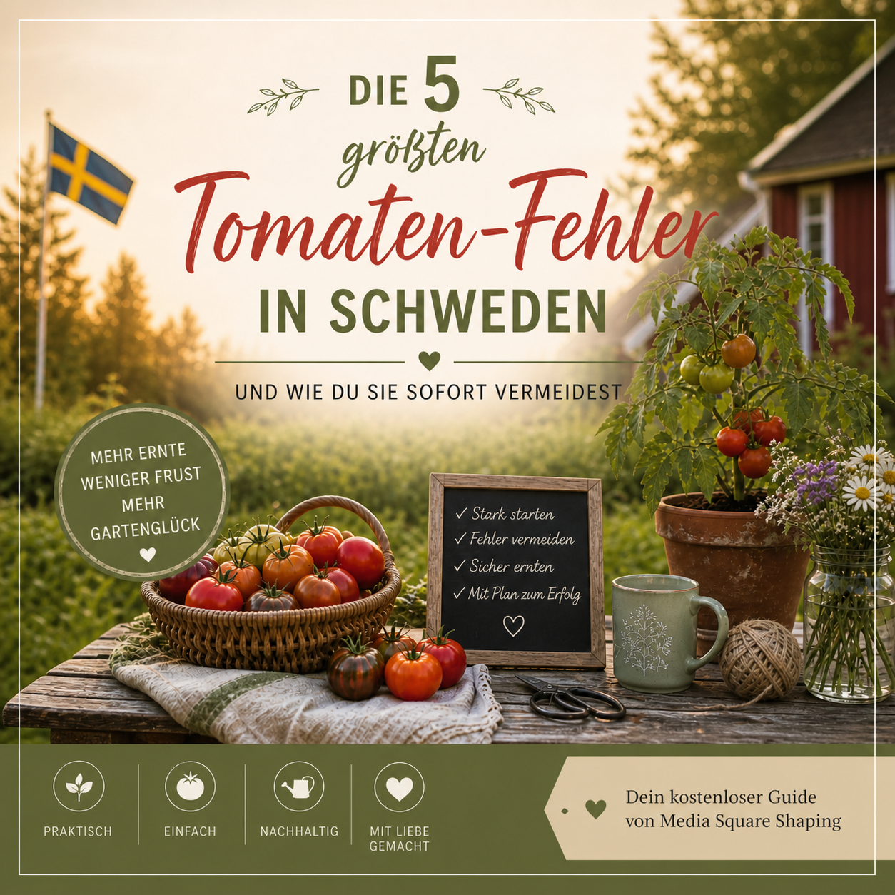 Deine Tomaten wollen wachsen… aber irgendwas läuft immer schief?