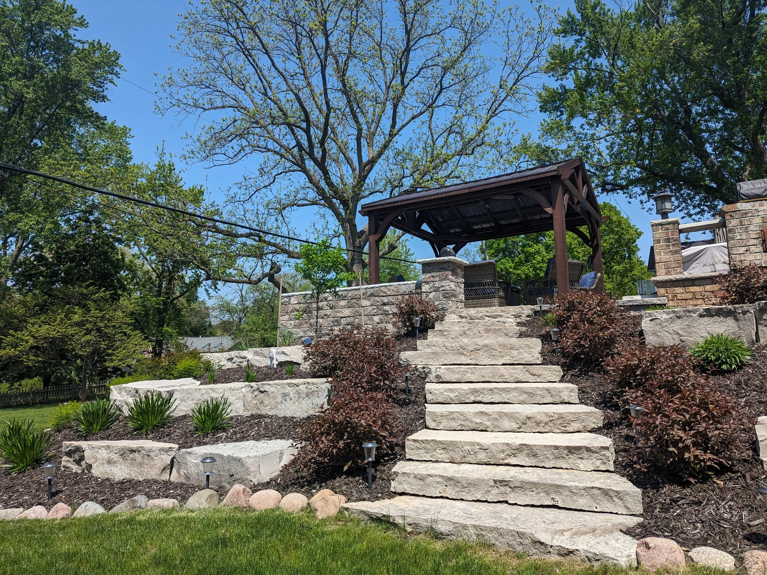 Stone steps