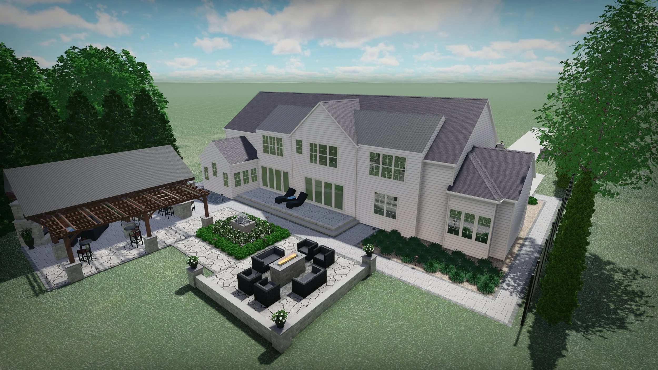 Backyard design